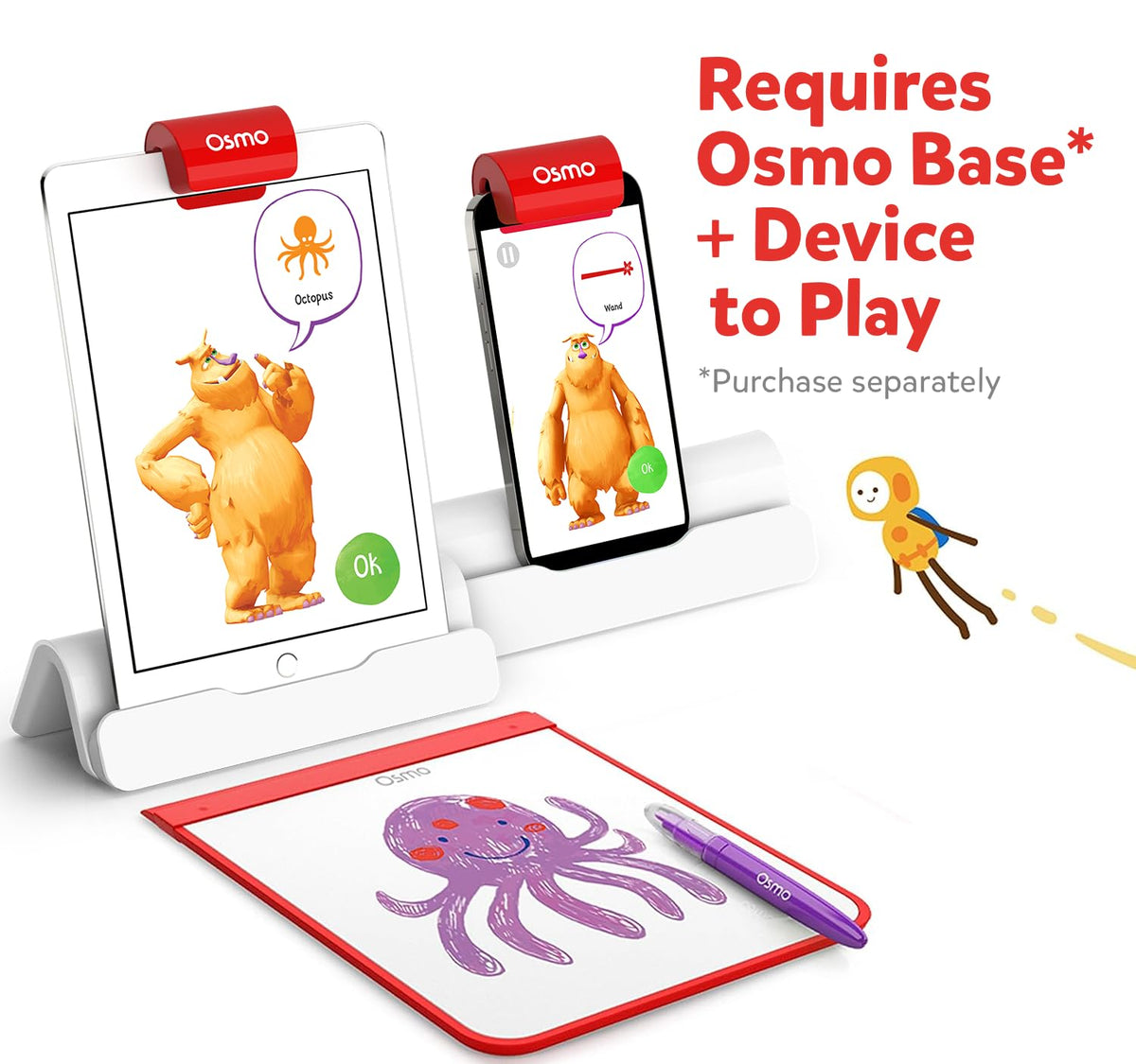Osmo Monster – Bring Drawings to Life on iPhone, iPad or Fire Tablet | Educational STEM Toy for Kids Aged 5–10
