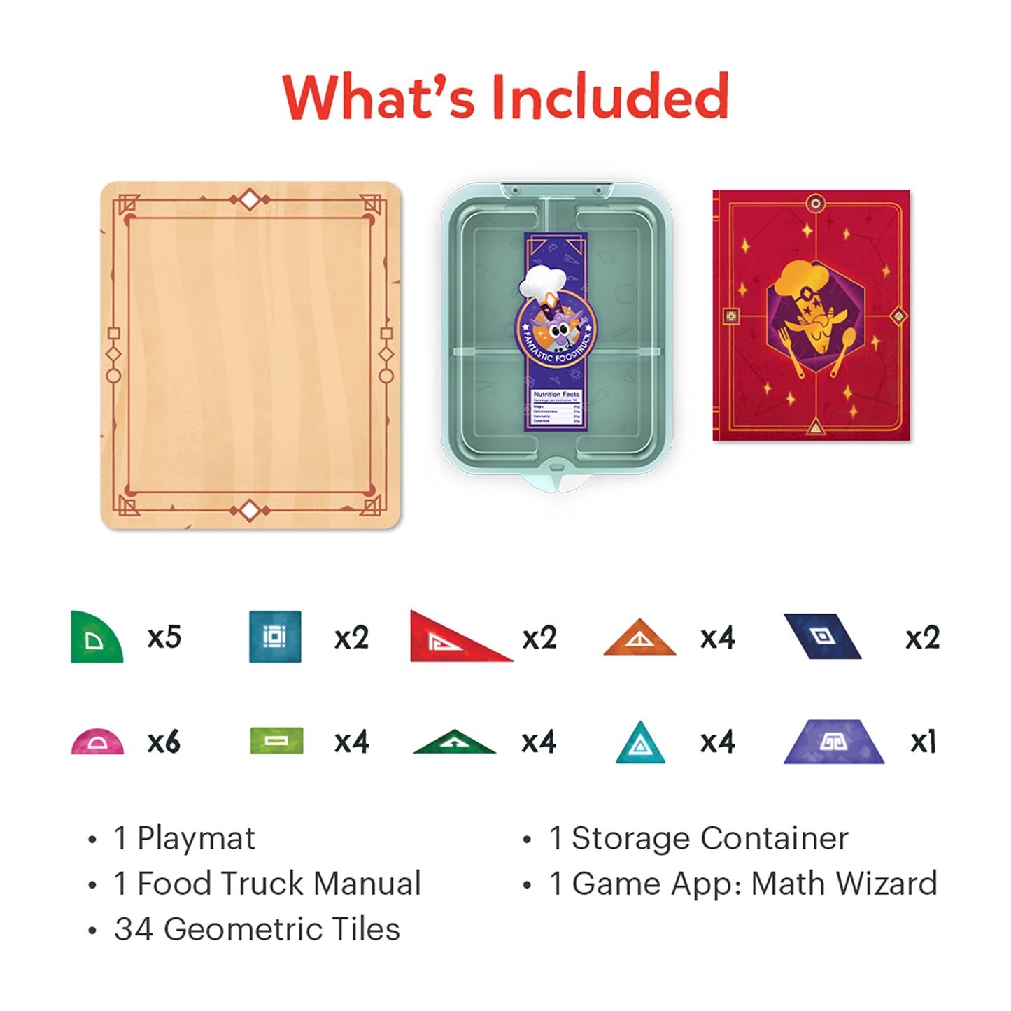 Osmo Math Wizard & the Fantastic Food Truck Co. - Geometry STEM Toy for Kids 6-8