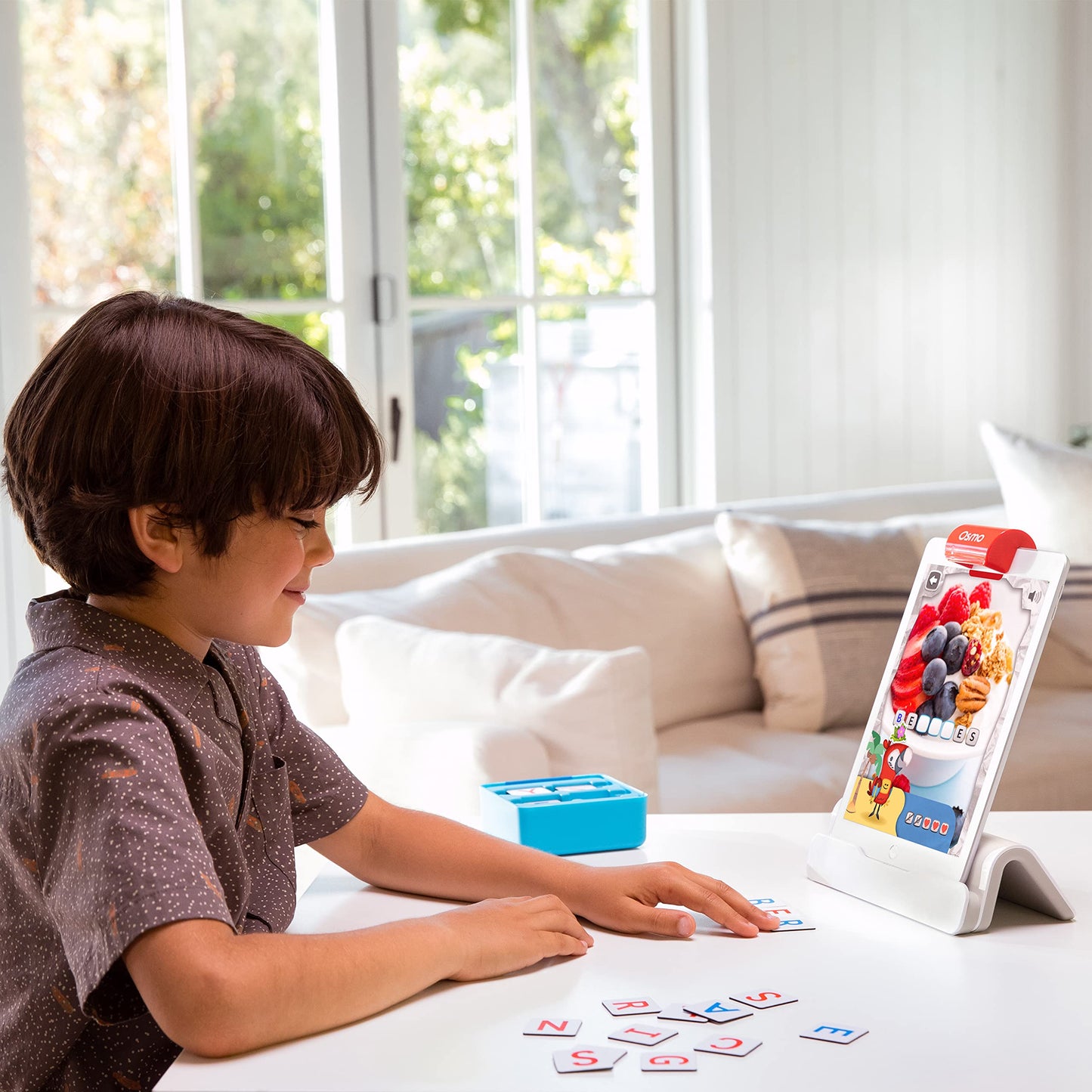 Osmo Genius Starter Kit for iPad – 5 Educational Games (Ages 6–10) – Base Included