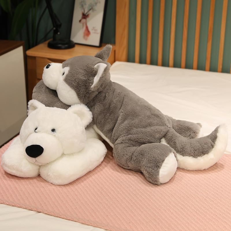OSOCU Weighted Husky Plush Heating Pad with Lavender & Tourmaline