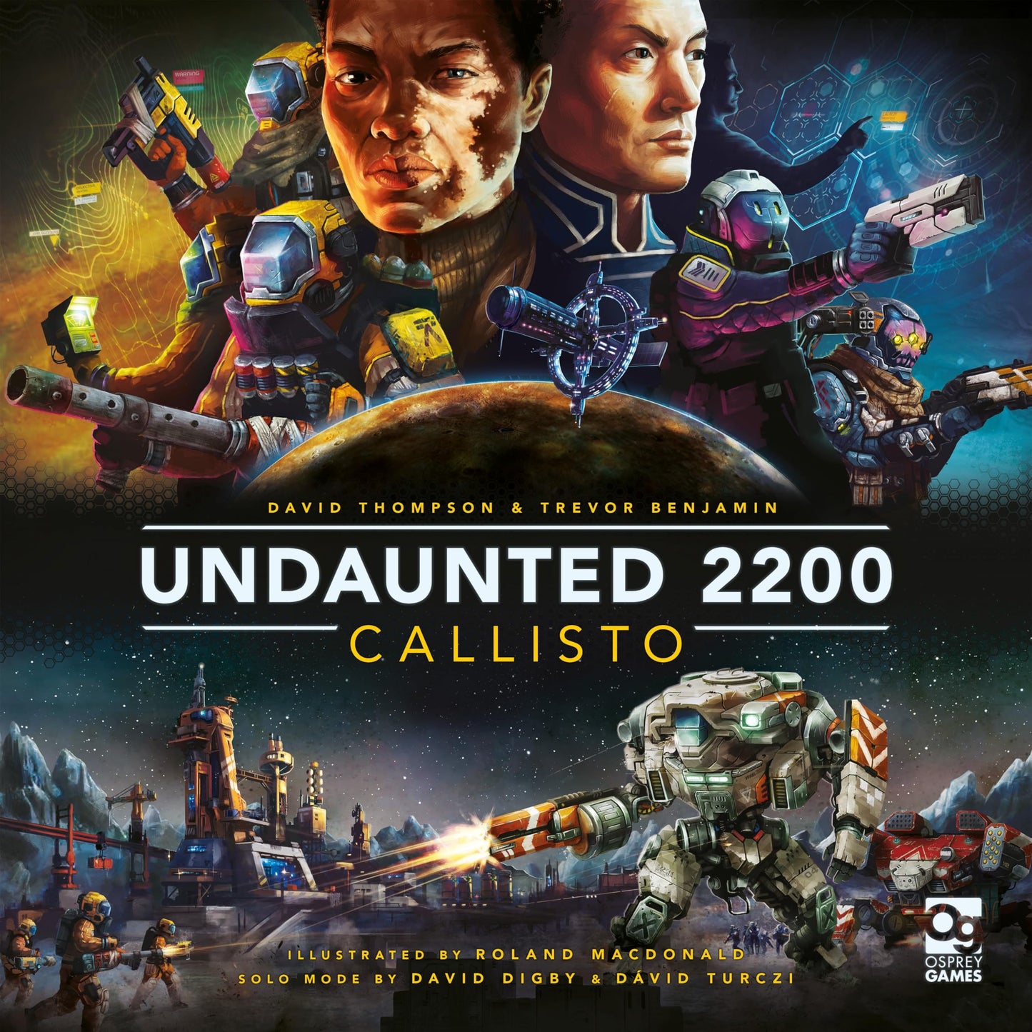 Osprey Games Undaunted 2200: Callisto – Standalone Sci-Fi Deck-Building Wargame