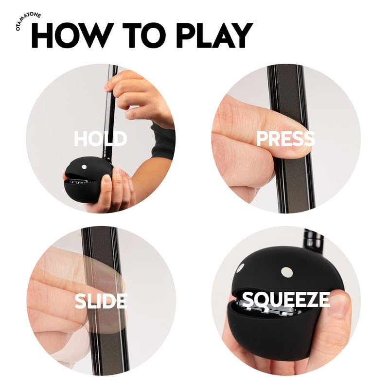 Otamatone Black Portable Electronic Musical Instrument – Award-Winning Japanese Synth from Maywa Denki
