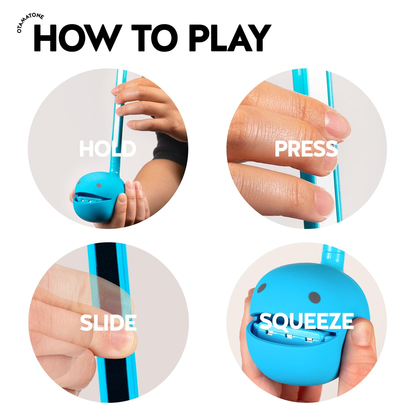 Otamatone Blue – Portable Japanese Electronic Musical Instrument by Maywa Denki Studio