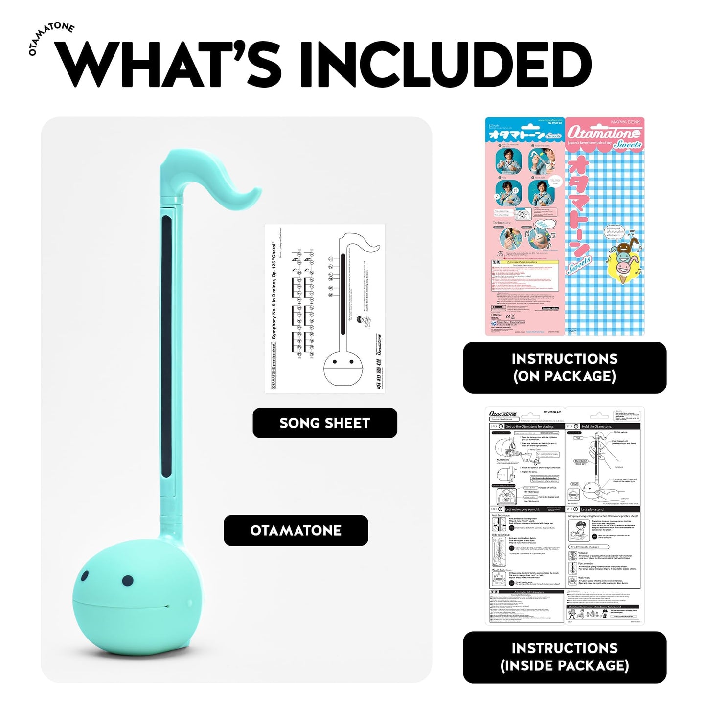 Otamatone Mint – Portable Japanese Electronic Musical Instrument by Maywa Denki