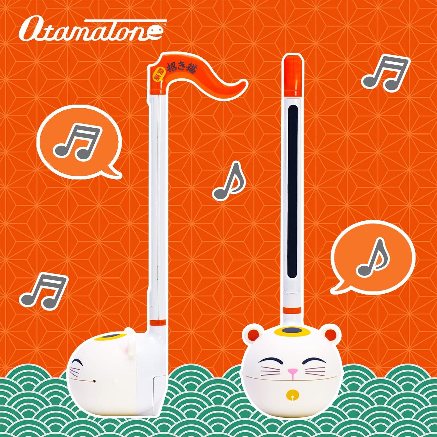 Otamatone Classic Lucky Cat – Officially Licensed Portable Synthesizer by Maywa Denki