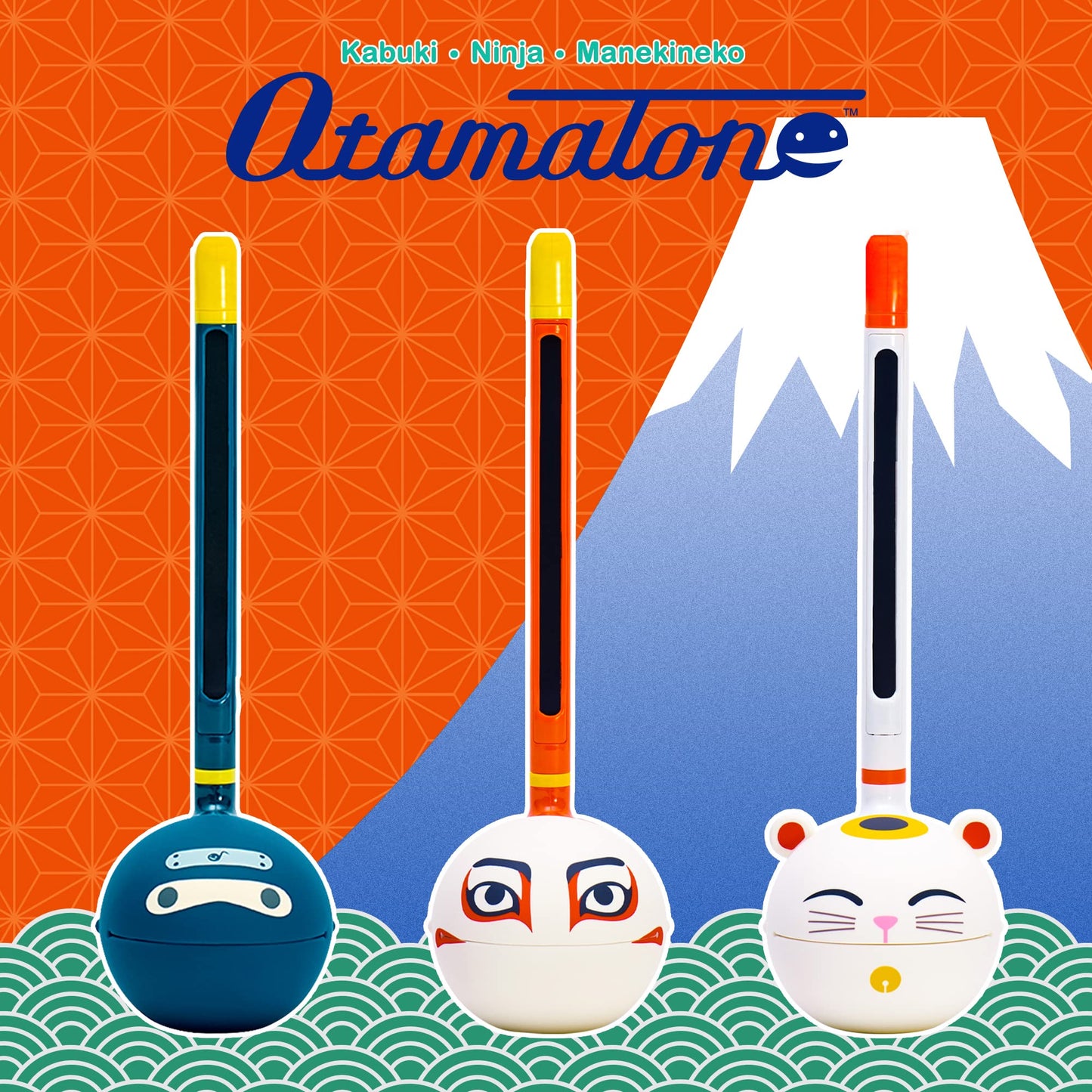 Otamatone Classic Ninja – Officially Licensed Japanese Character Electronic Musical Instrument