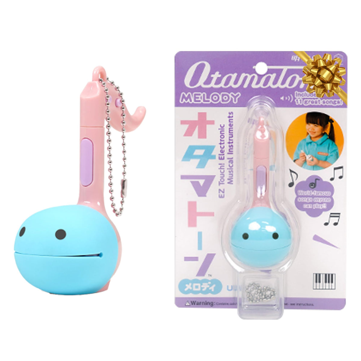 Otamatone Melody Series Mini - Japanese Electronic Instrument with 11 Built-In Songs (Unicorn Edition)
