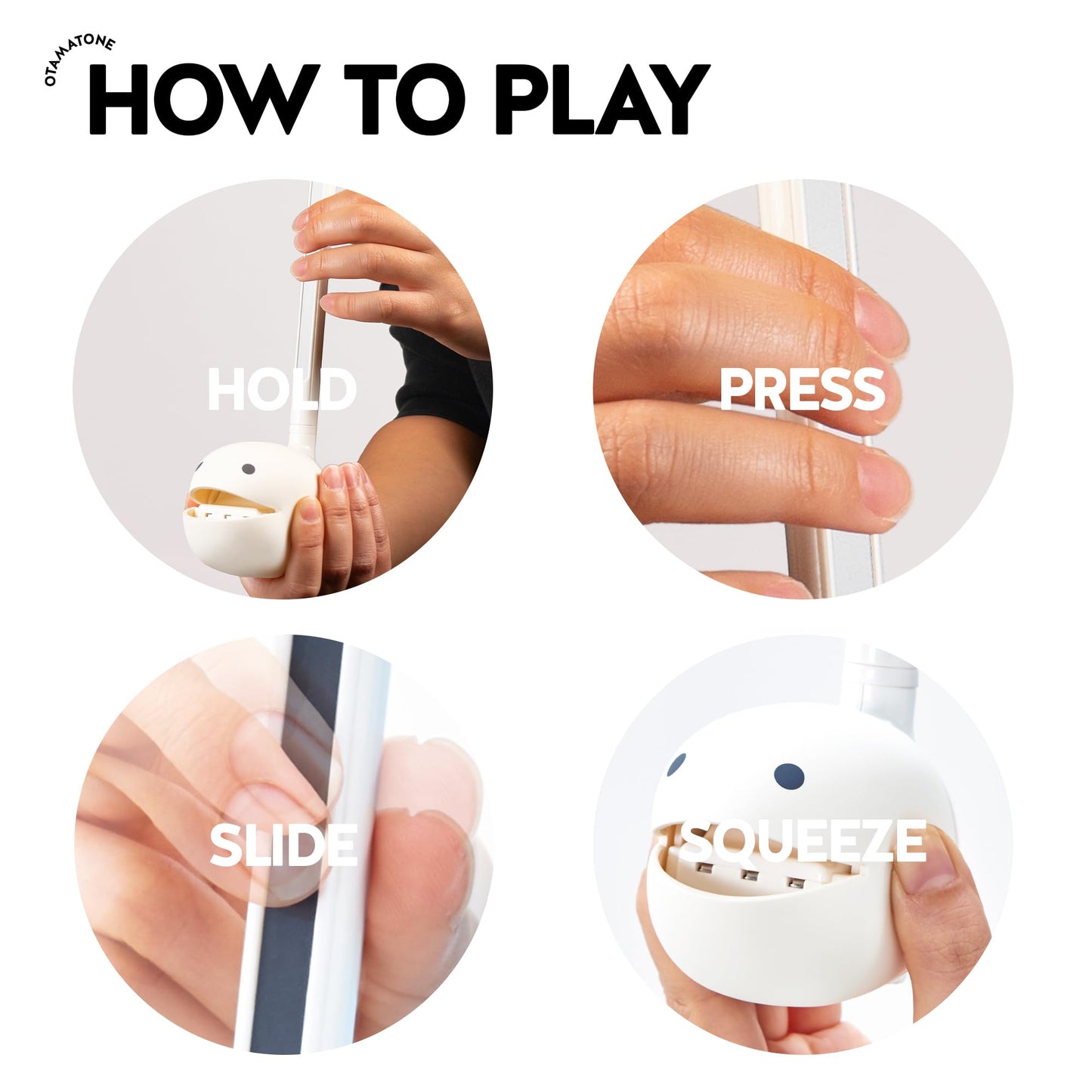 Otamatone White – Portable Japanese Electronic Musical Instrument by Maywa Denki