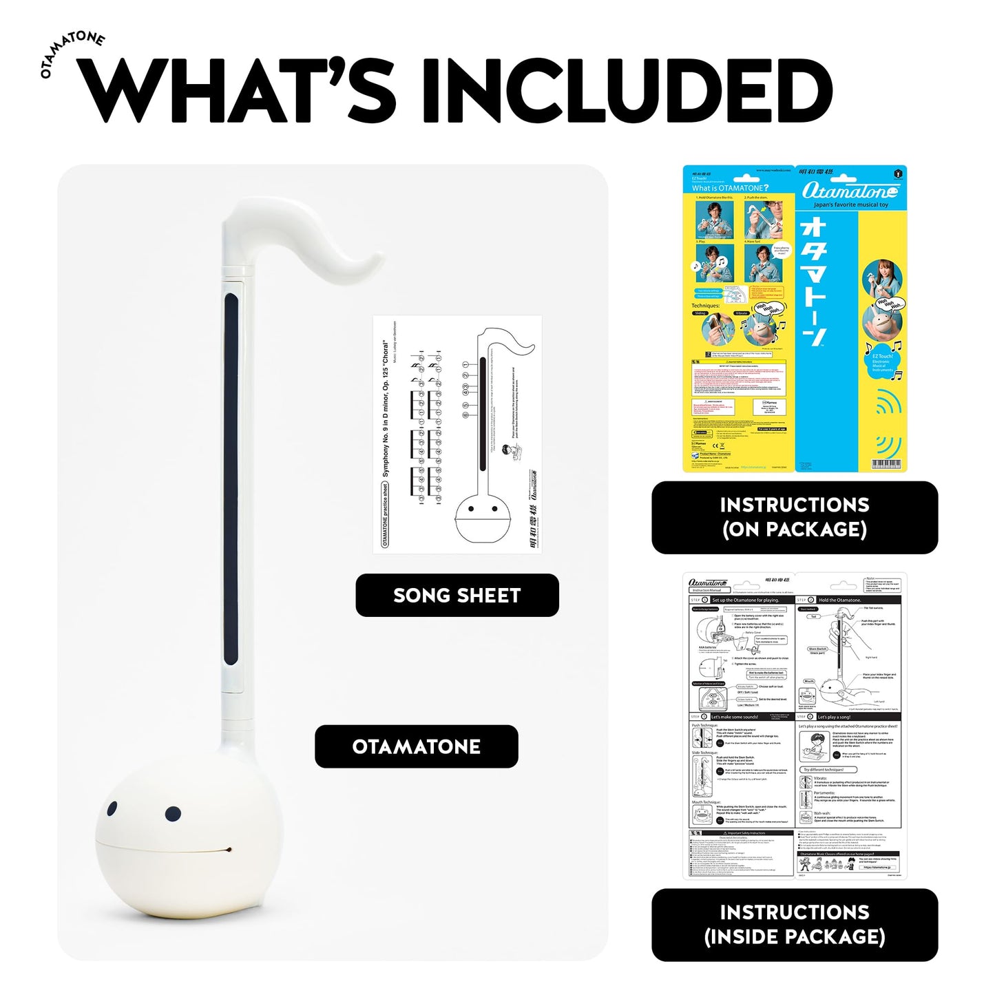 Otamatone White – Portable Japanese Electronic Musical Instrument by Maywa Denki