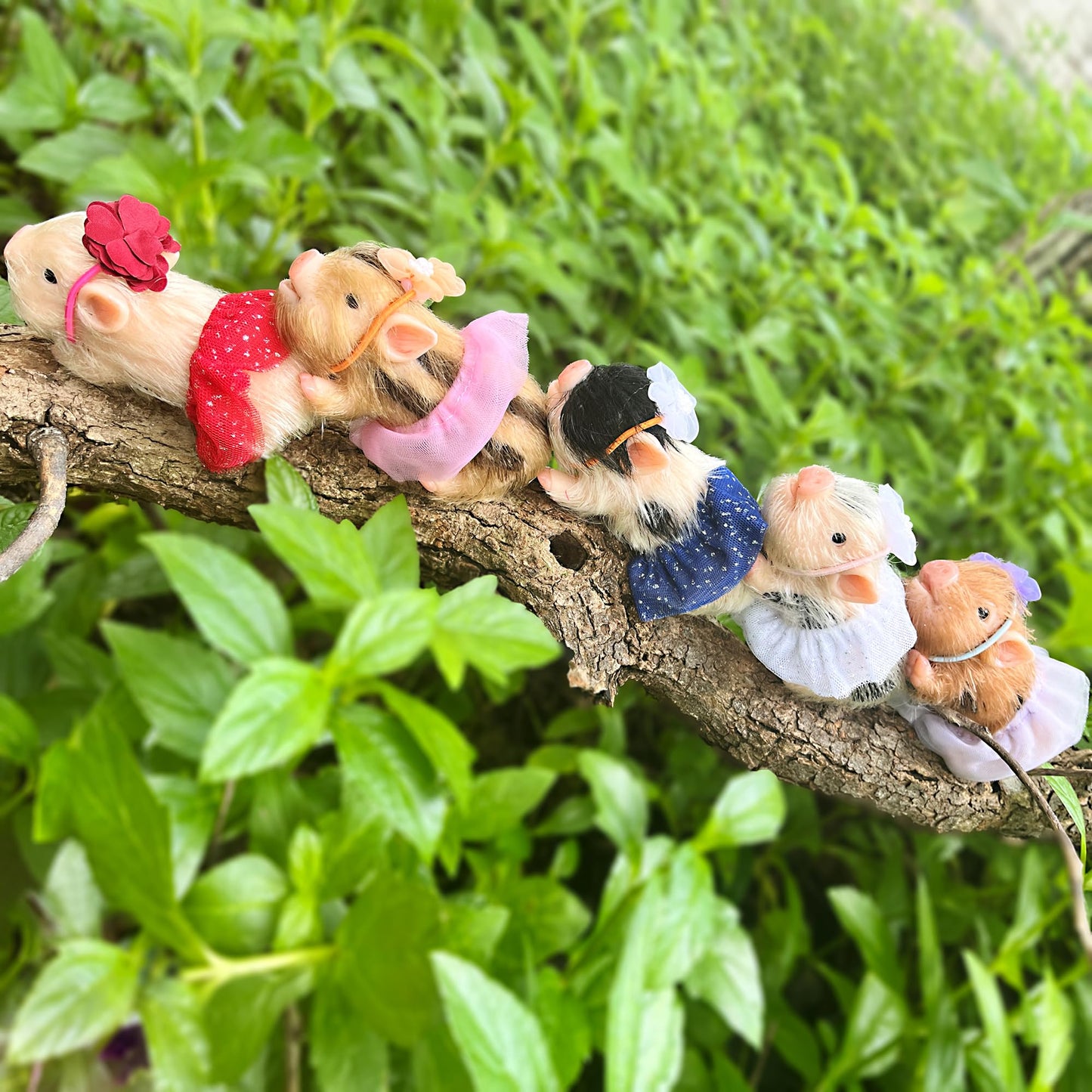OtardDolls 5-Inch Lifelike Reborn Pig Doll – Full Silicone Mini Realistic Baby Pig Toy & Accessories
