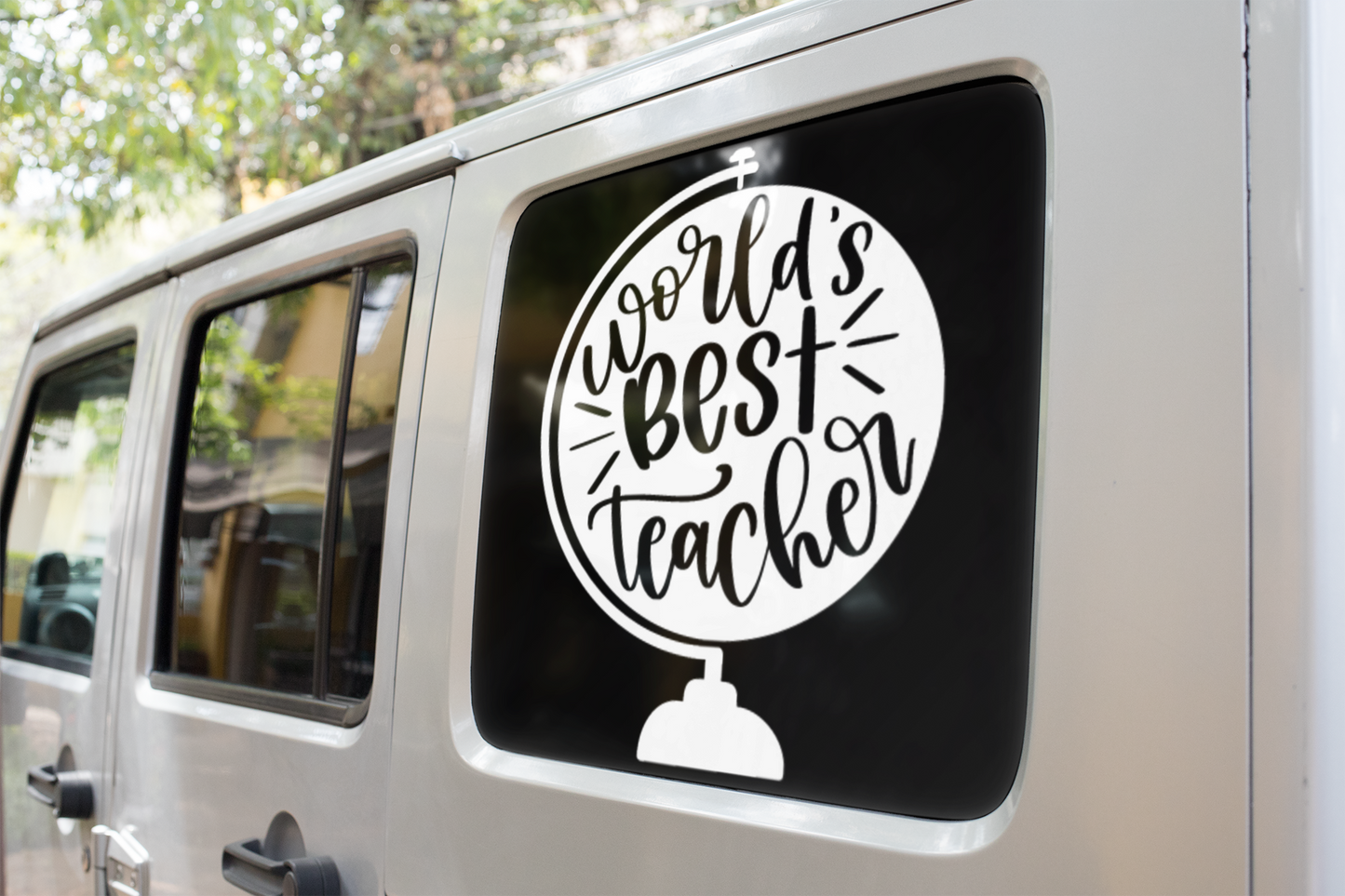 Worlds Best Teacher Sticker