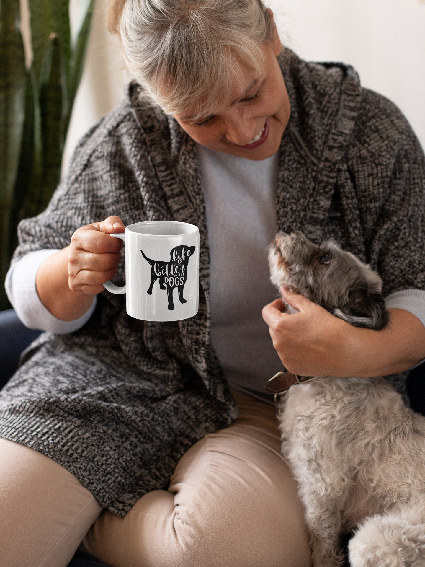 Life Is Better With Dogs Dog Mom Mug