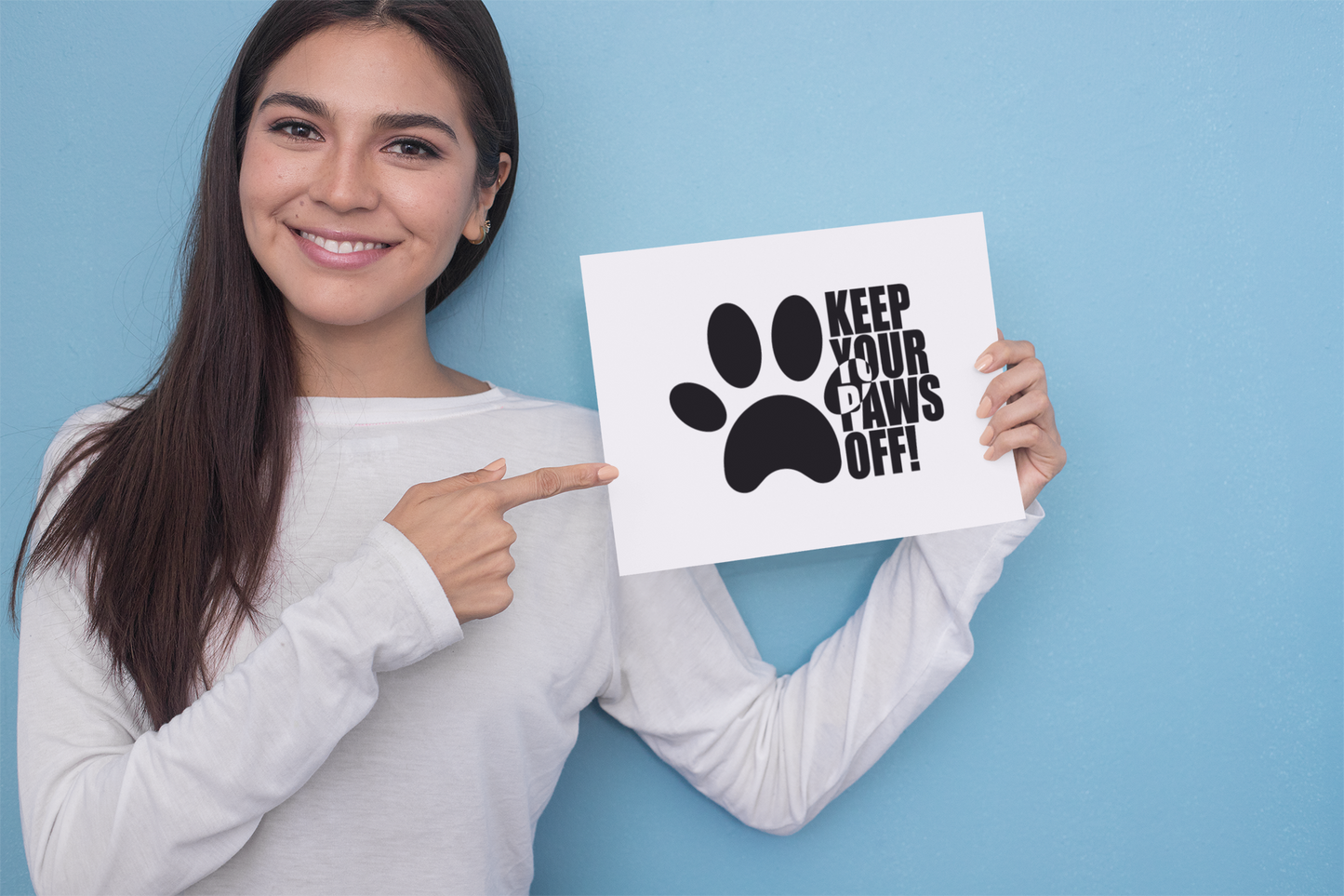 Keep Your Paws Off Sticker