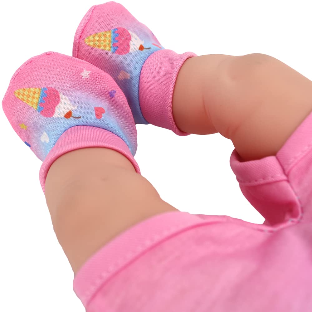 OTMOON 4 Pack Doll Clothes for 13-16 Inch Dolls – Dress Sets