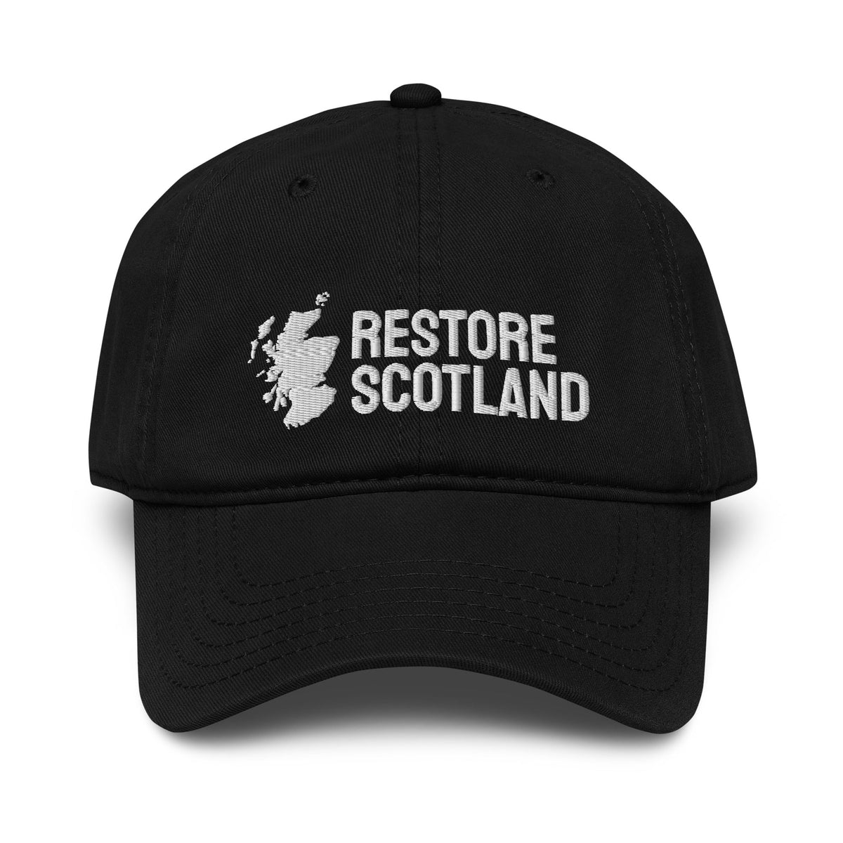 Restore Scotland Baseball Cap – Embroidered Classic Fit Restore Britain Party