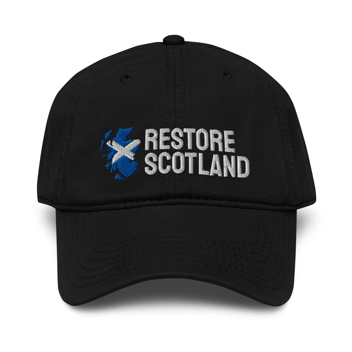 Restore Scotland Baseball Cap – Embroidered Saltire Restore Britain Party