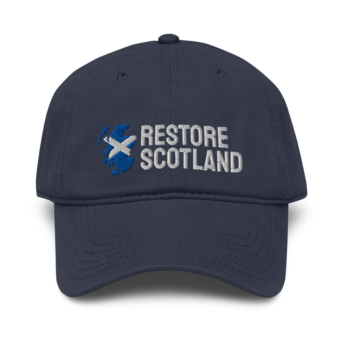 Restore Scotland Baseball Cap – Embroidered Saltire Restore Britain Party