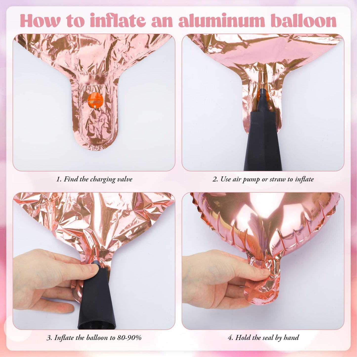 Ouddy Life Rose Gold Bachelorette Party Decorations – Bride to Be Set