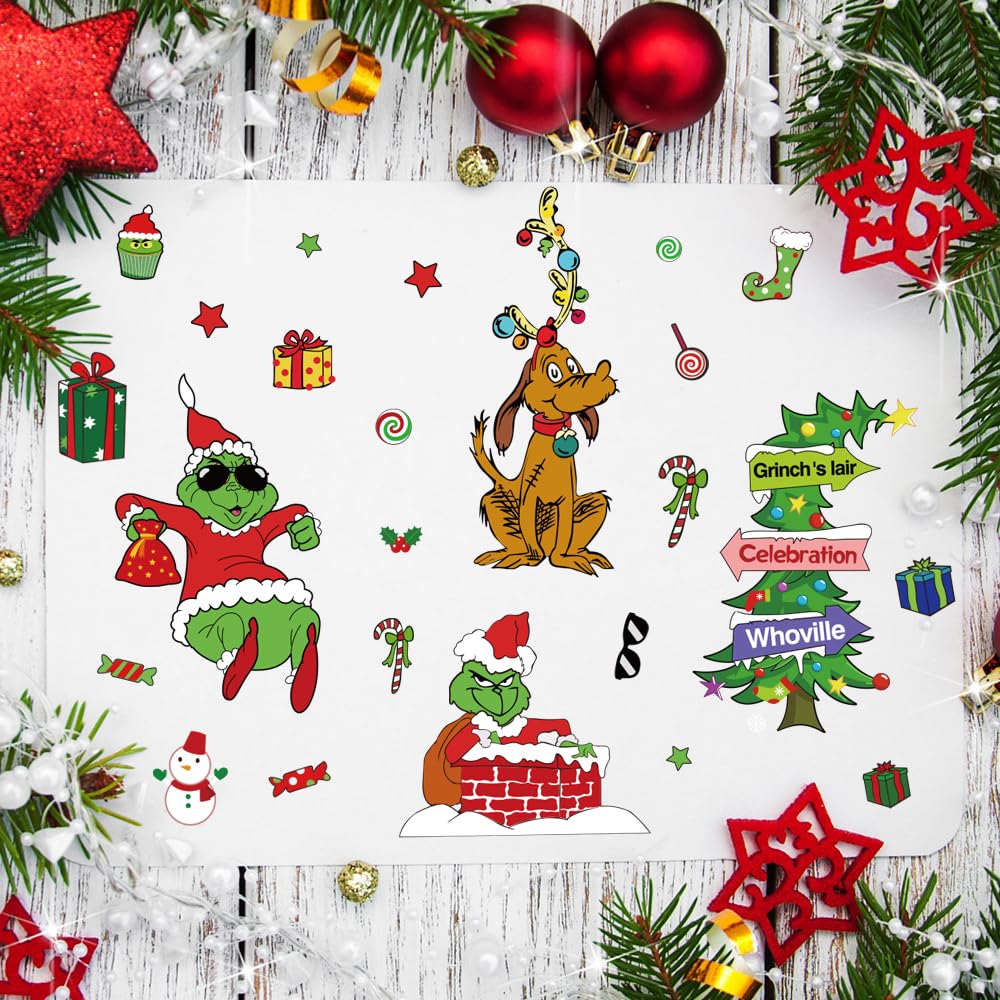 OUDE HOWER 36 PCS Christmas Make Your Own Stickers – DIY Crafts & Party Decor