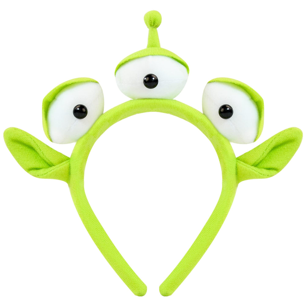 Oufegm Alien Headband - Three-Eyed Plush Kids Headwear for Party, Costume & Halloween