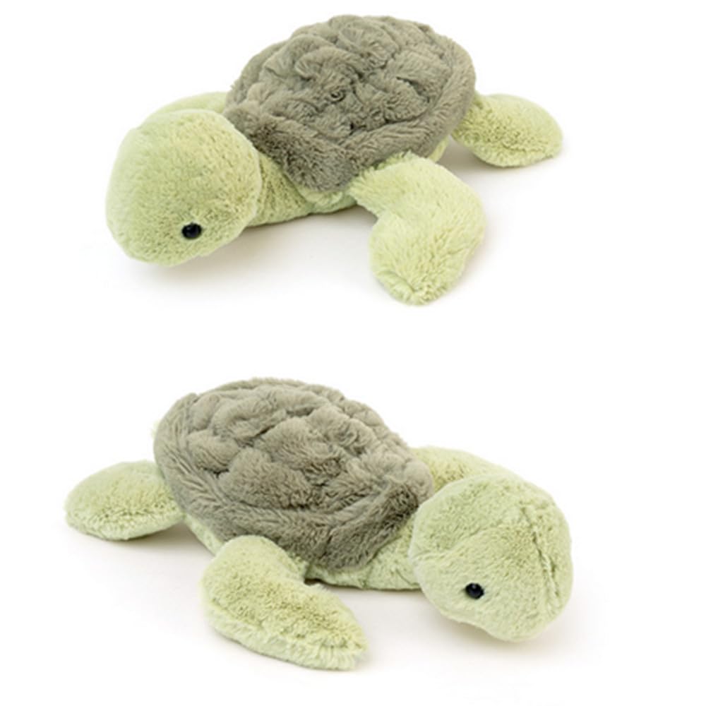 OUKEYI 12-Inch Weighted Plush Turtle - Soft Sea Turtle Stuffed Animal & Hug Pillow