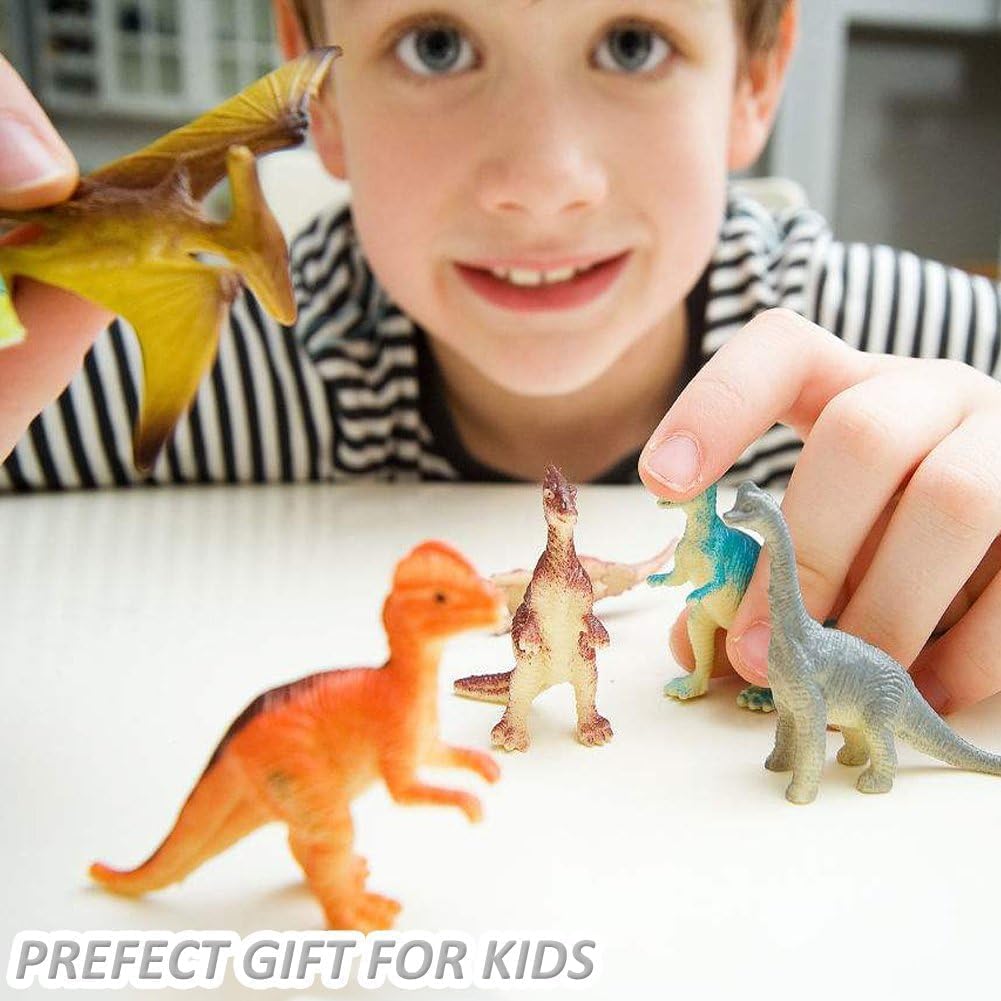 OuMuaMua 78-Pack Dinosaur Toys – T-Rex, Stegosaurus & More | Party Favors