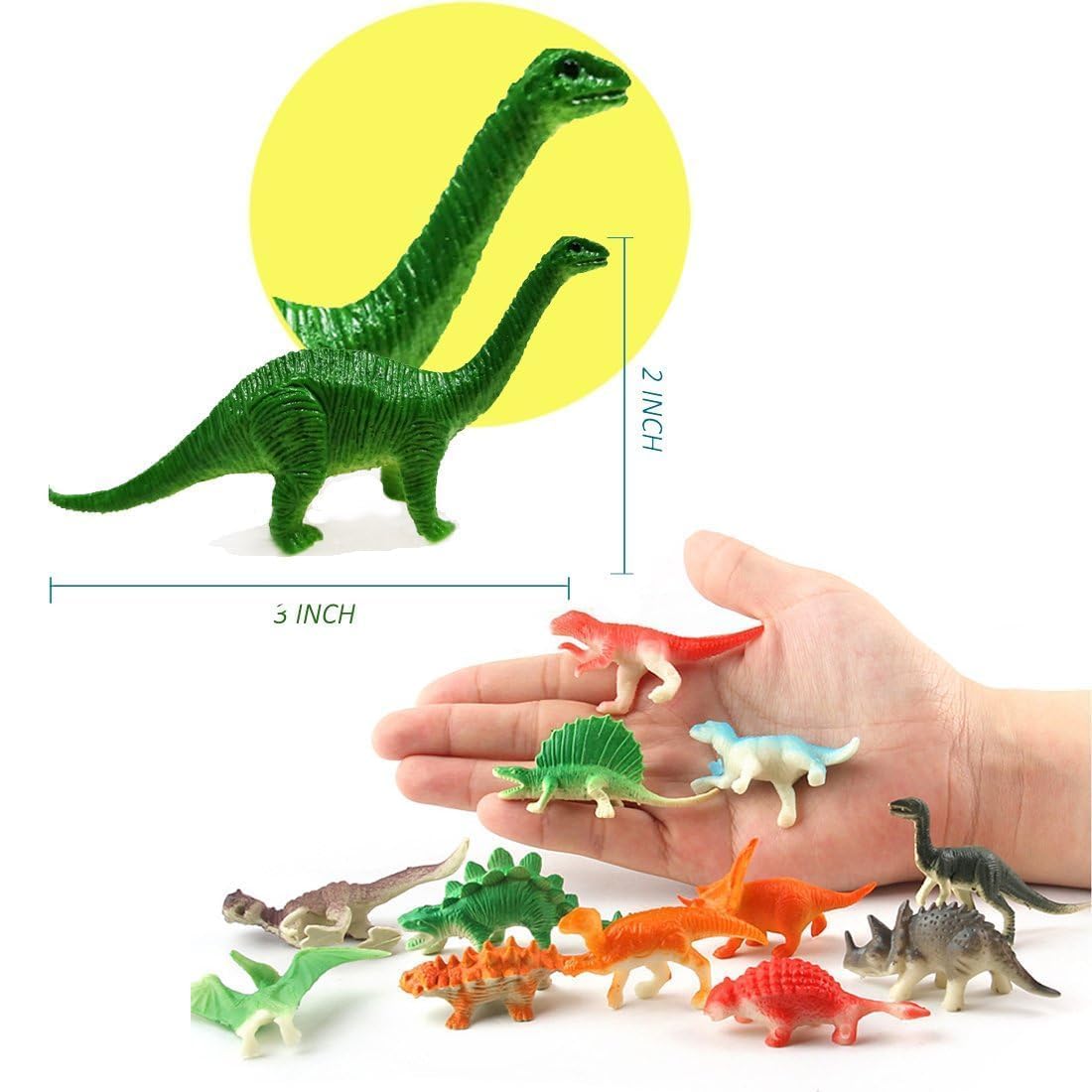 OuMuaMua 78-Pack Dinosaur Toys – T-Rex, Stegosaurus & More | Party Favors