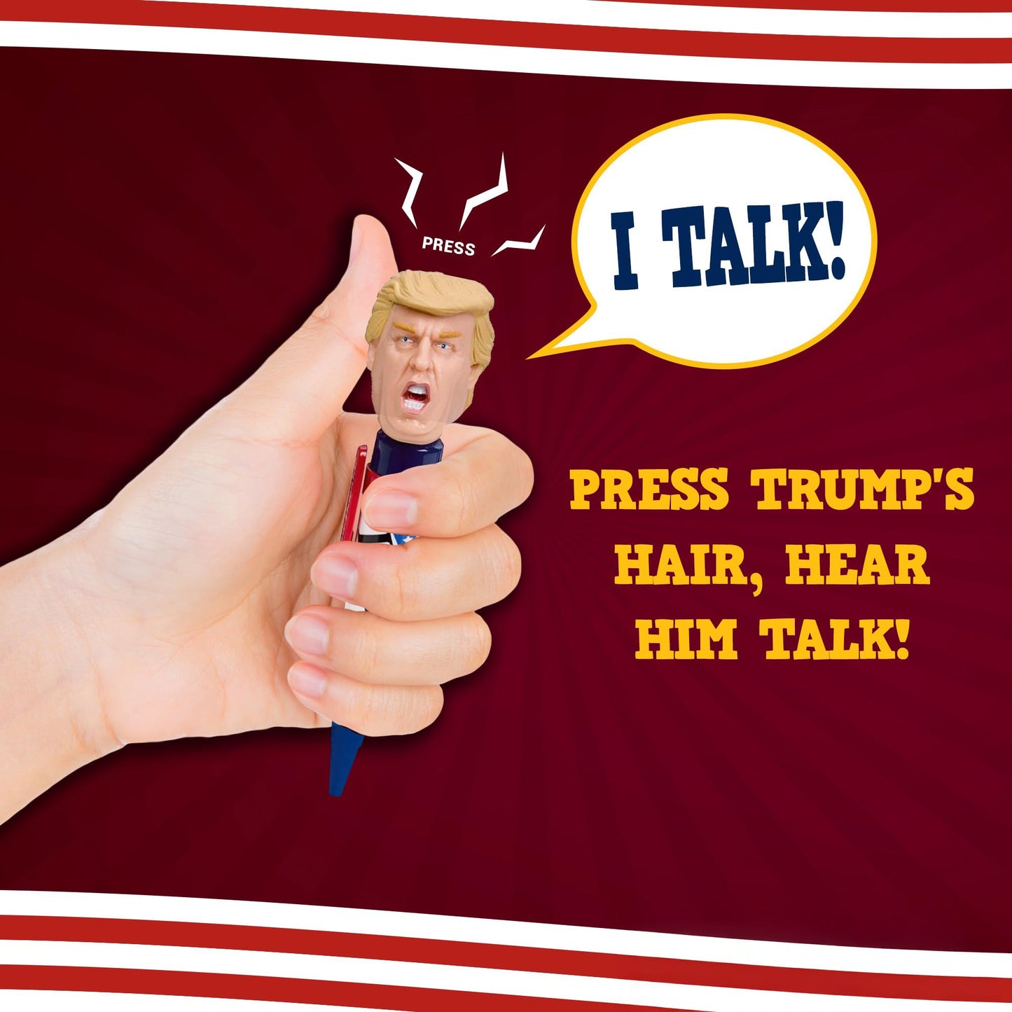 Our Friendly Forest Donald Trump Talking Pen — 8 Real Voice Quotes | Funny Gag Gift
