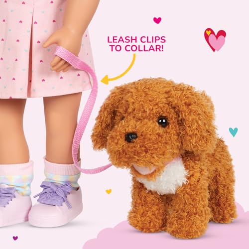 Our Generation Hop in Dog Carrier – Plush Poodle Doll Travel Kit
