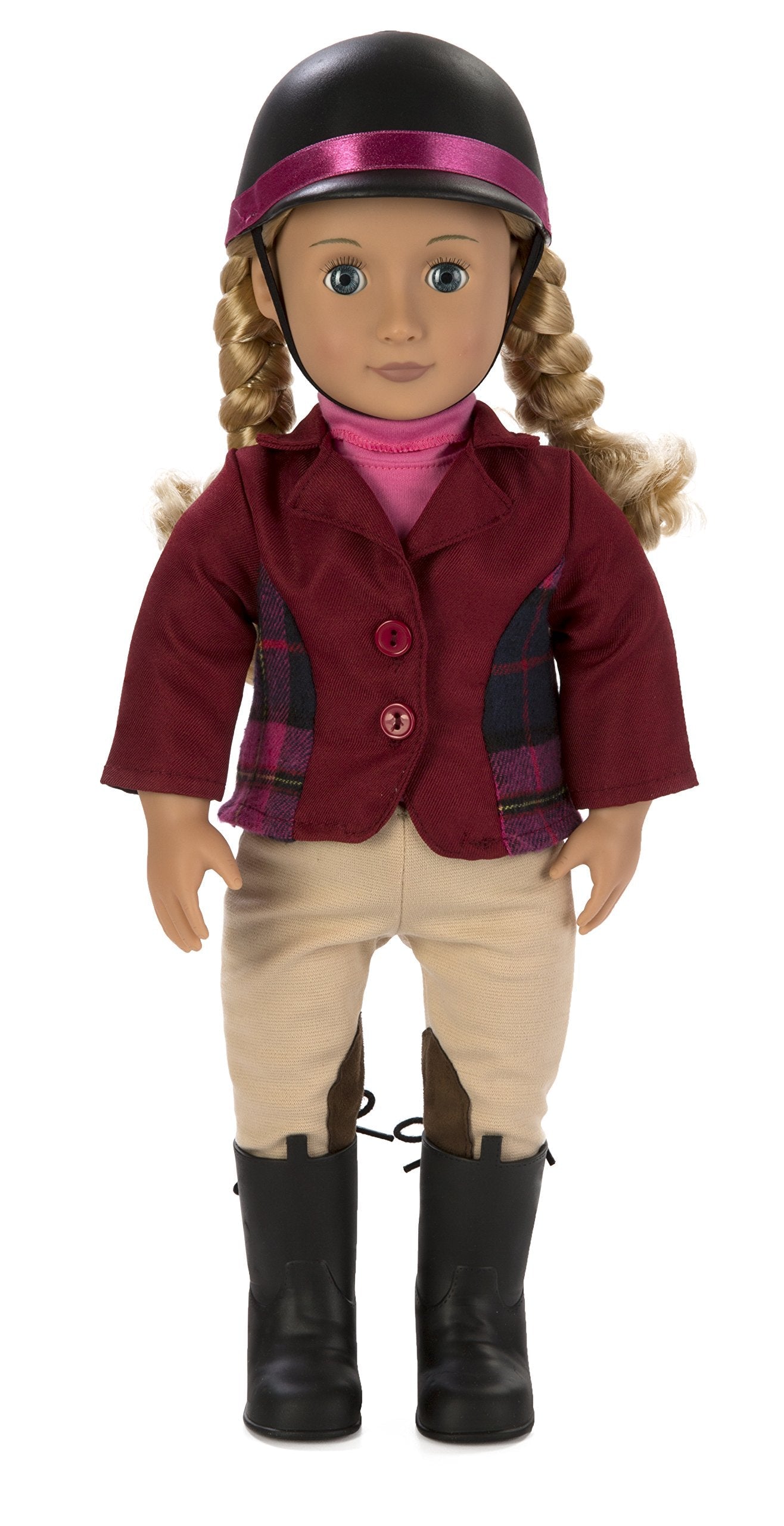 Our Generation Lily Anna 18-Inch Deluxe Posable Doll – Equestrian Kit with Book & Accessories | Ages 3+