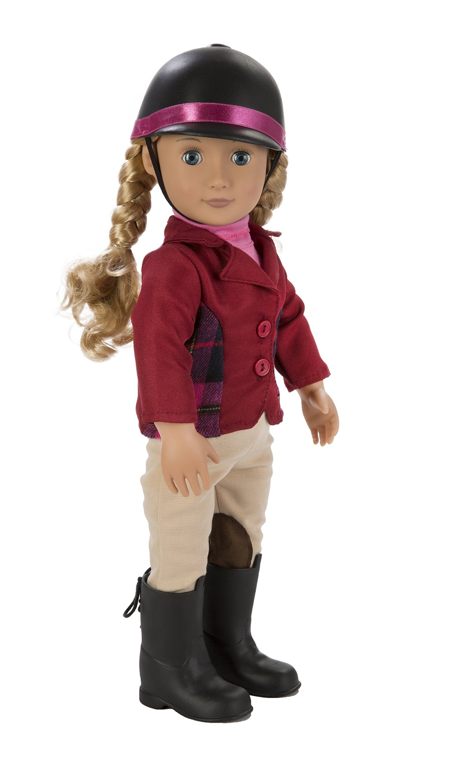 Our Generation Lily Anna 18-Inch Deluxe Posable Doll – Equestrian Kit with Book & Accessories | Ages 3+