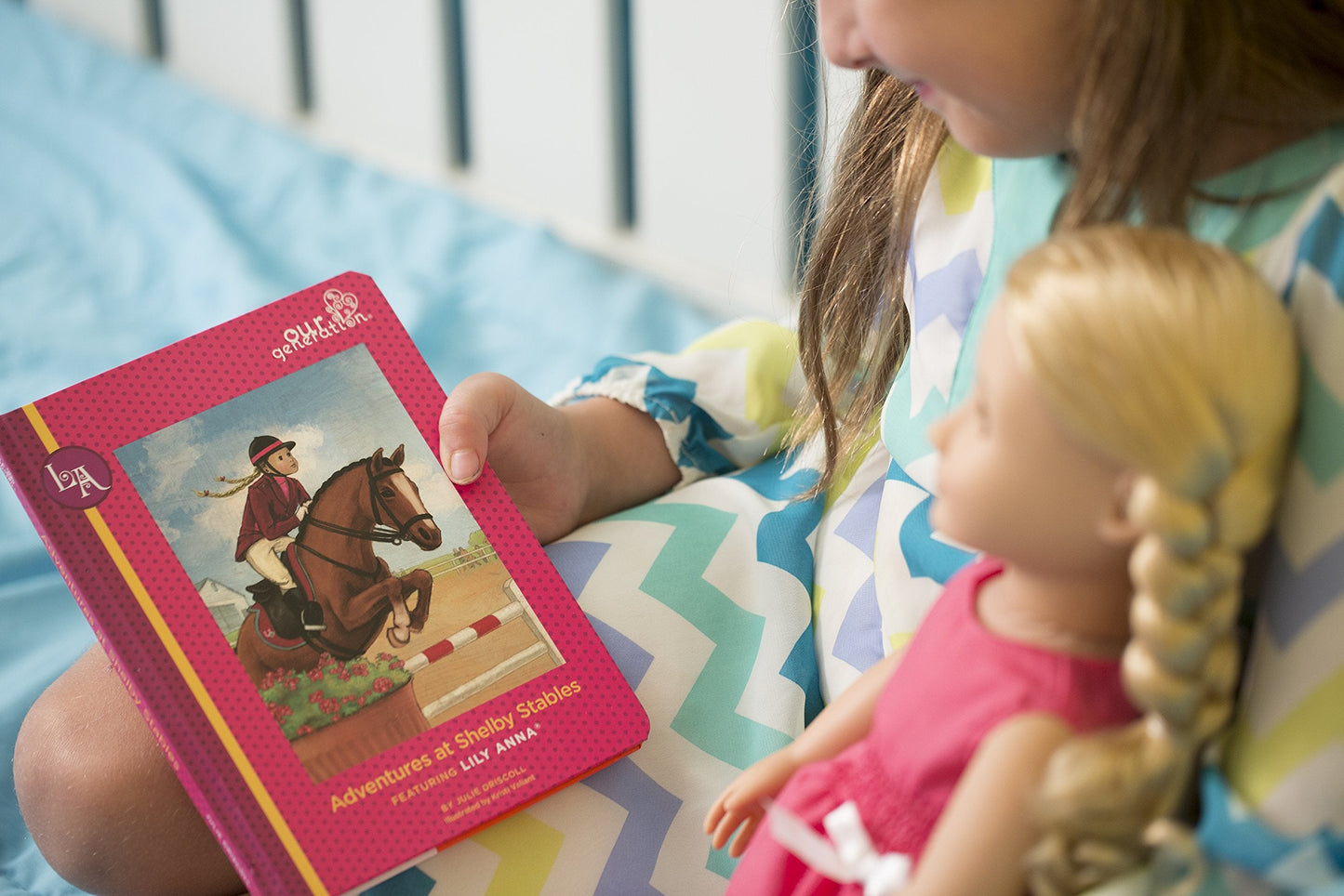 Our Generation Lily Anna 18-Inch Deluxe Posable Doll – Equestrian Kit with Book & Accessories | Ages 3+