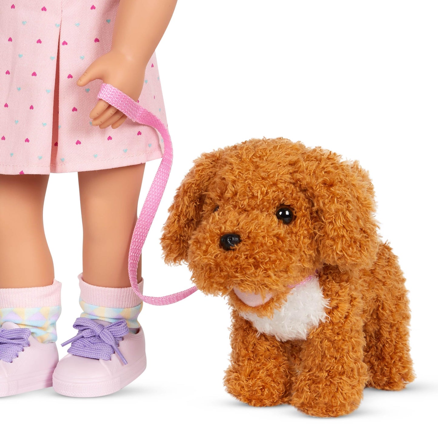 Our Generation Hop in Dog Carrier – Plush Poodle Doll Travel Kit
