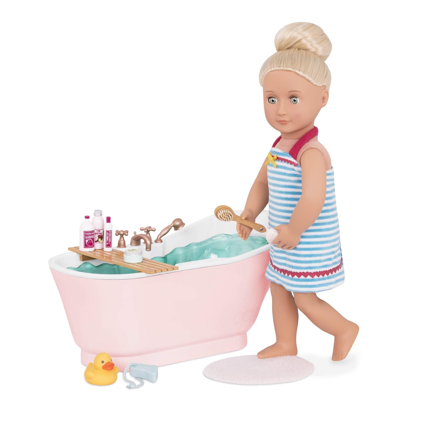 Our Generation Bath & Bubbles Deluxe Set for 18-Inch Dolls | 3+ Toy Accessories
