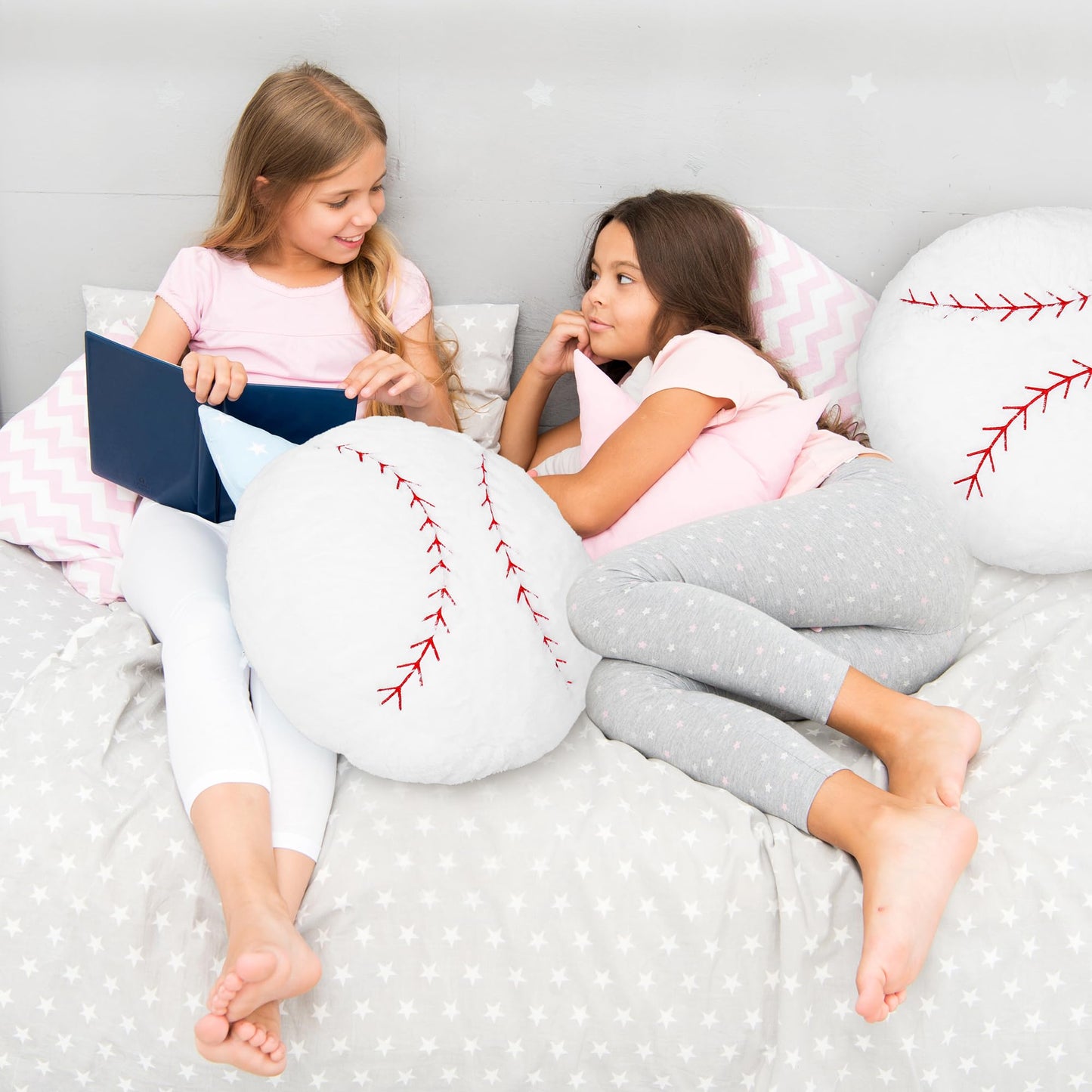 OurHonor Baseball Plush – 18-Inch Soft Plush Pillow, Decor & Gift