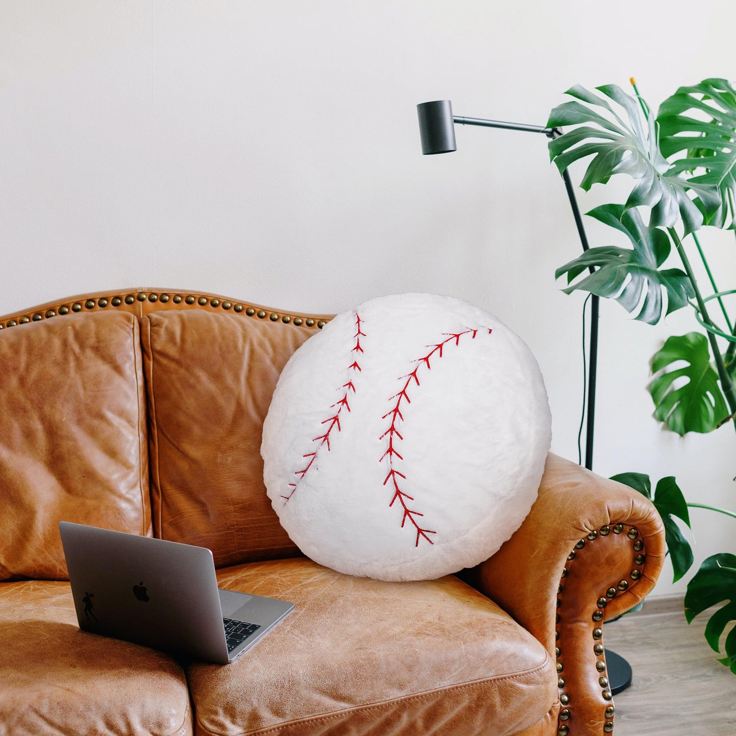 OurHonor Baseball Plush – 18-Inch Soft Plush Pillow, Decor & Gift