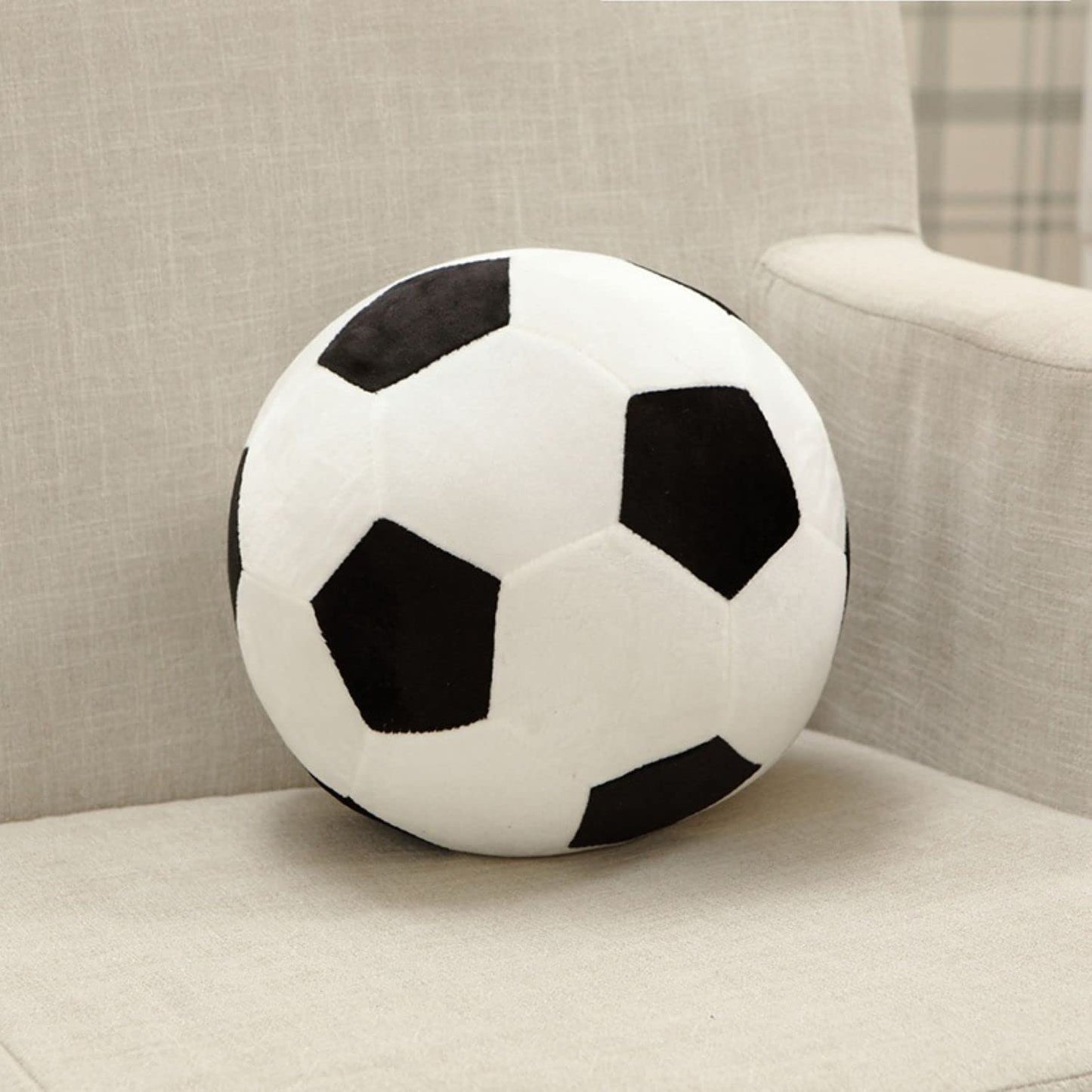 OurHonor Plush Soccer Ball 11.8-inch – Soft Soccer Toy, Pillow, Gift for Kids