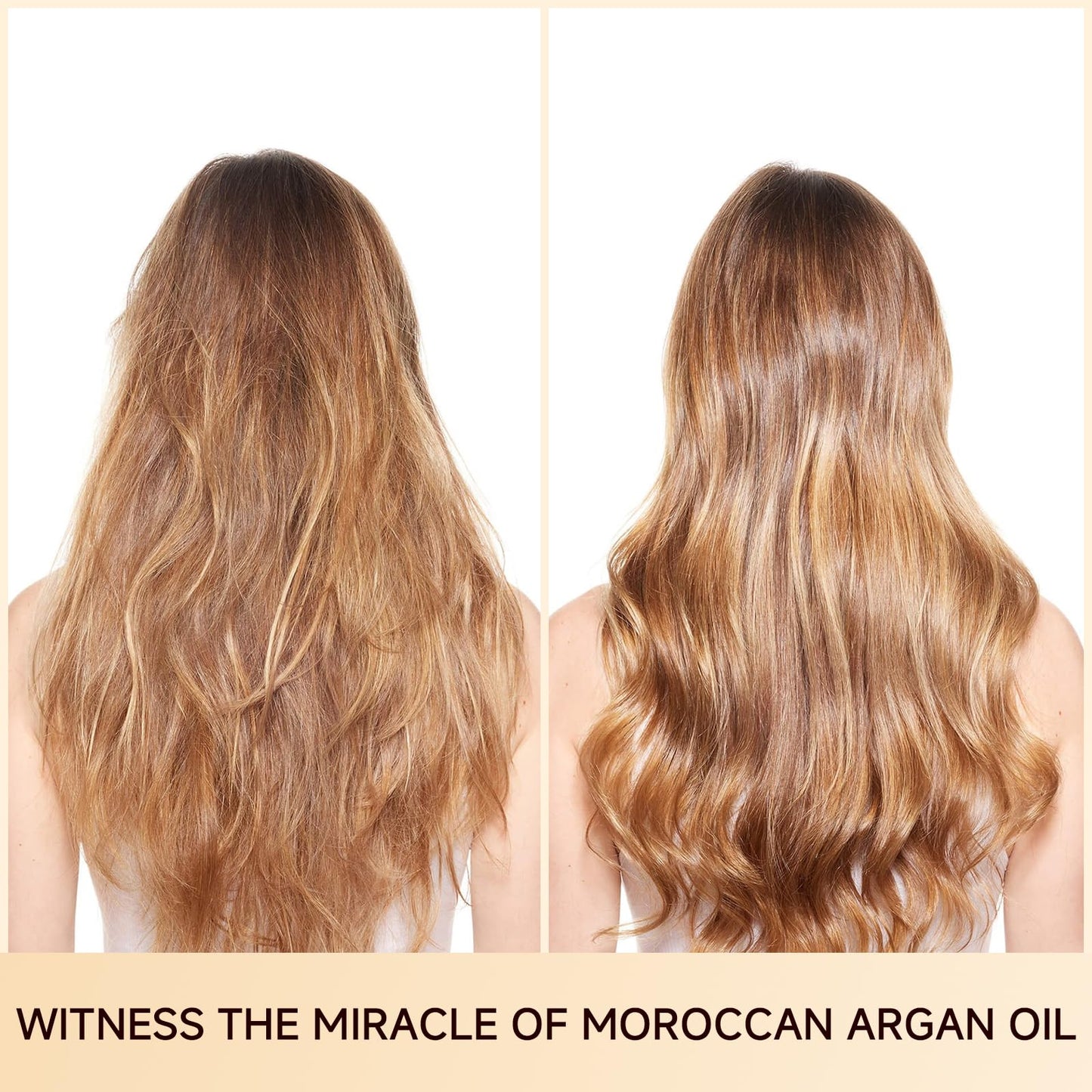Outccogo Moroccan Argan Oil – Frizz Control & Nourishing Hair Oil (3.4 fl oz)