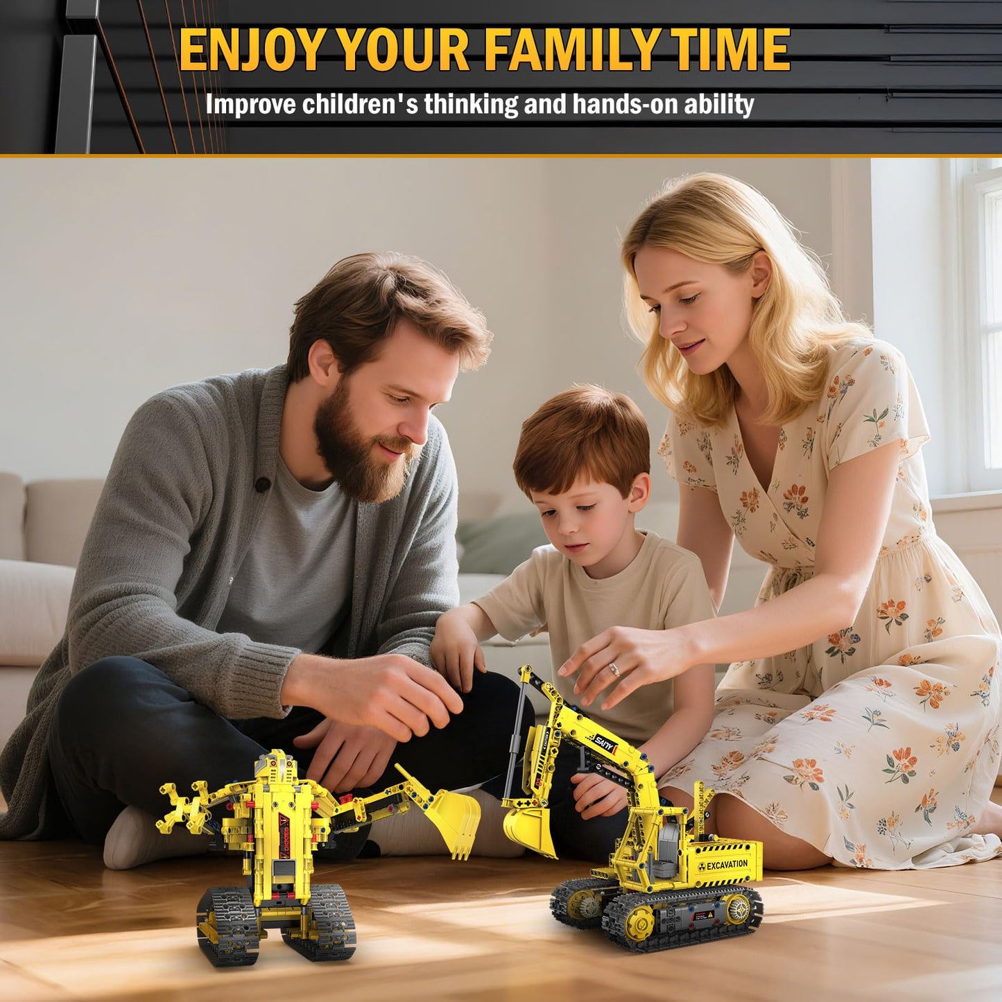 OUTOGO 5 in 1 STEM RC Robot Building Kit – 555 PCS, App & Remote Control