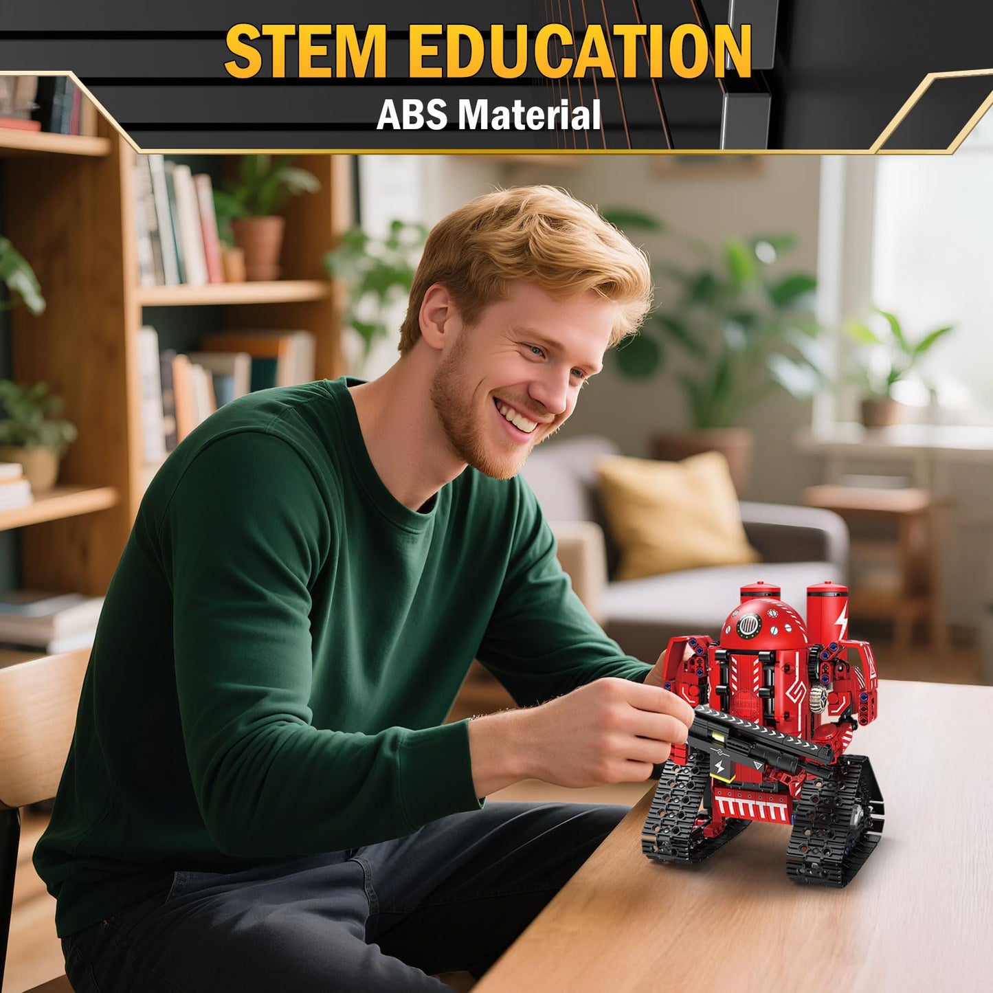 OUTOGO STEM Robot Kit 5-in-1 for Ages 8-16 | 495 Pieces, Remote Control & Coding