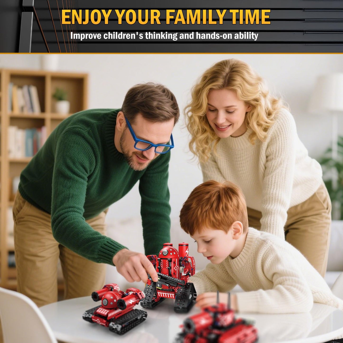 OUTOGO STEM Robot Kit 5-in-1 for Ages 8-16 | 495 Pieces, Remote Control & Coding