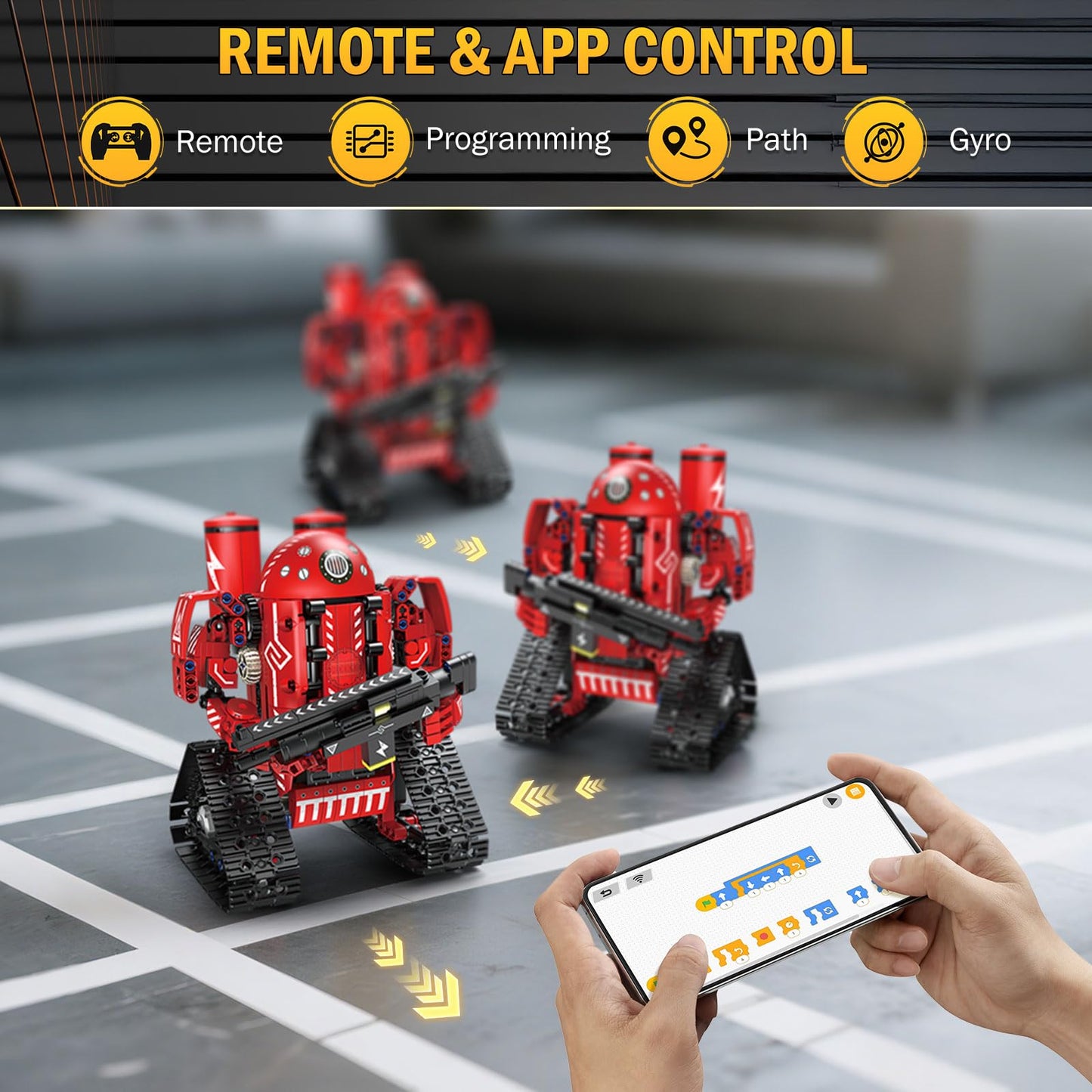 OUTOGO STEM Robot Kit 5-in-1 for Ages 8-16 | 495 Pieces, Remote Control & Coding