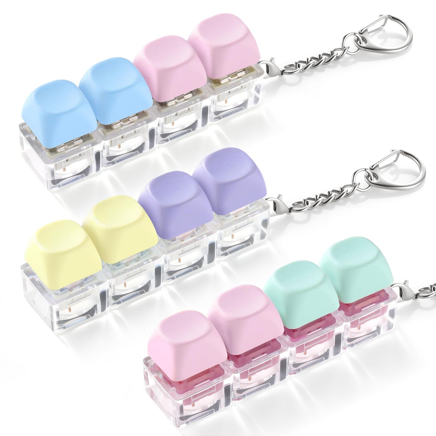 OUTXE 3-Pack Keyboard Fidget Toy – Clicky, Creamy & Silent Relief for Focus