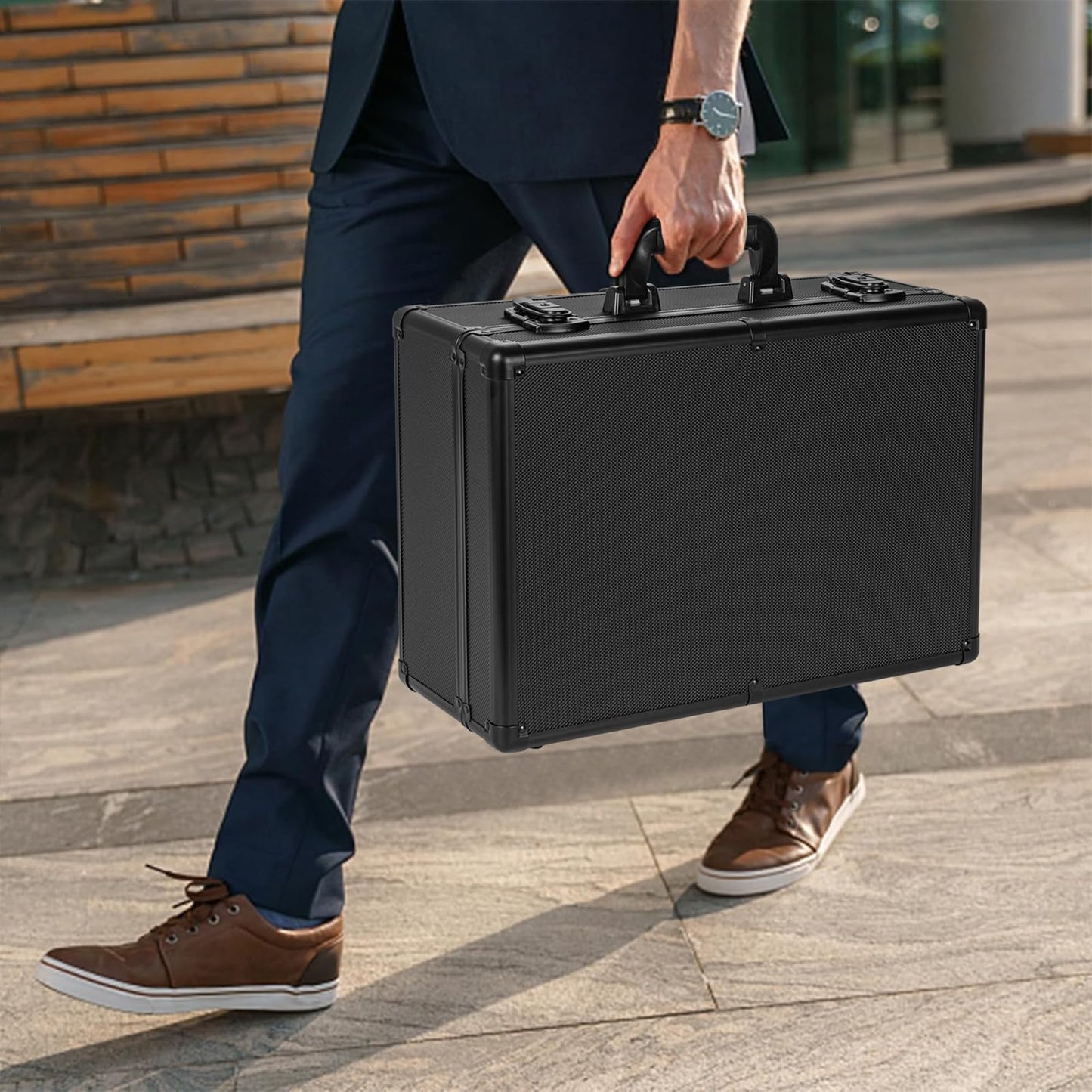 OUUTMEE Graded Card Case - Aluminum Alloy Storage for 150+ Slabs | PSA/CSG/BGS Compatible