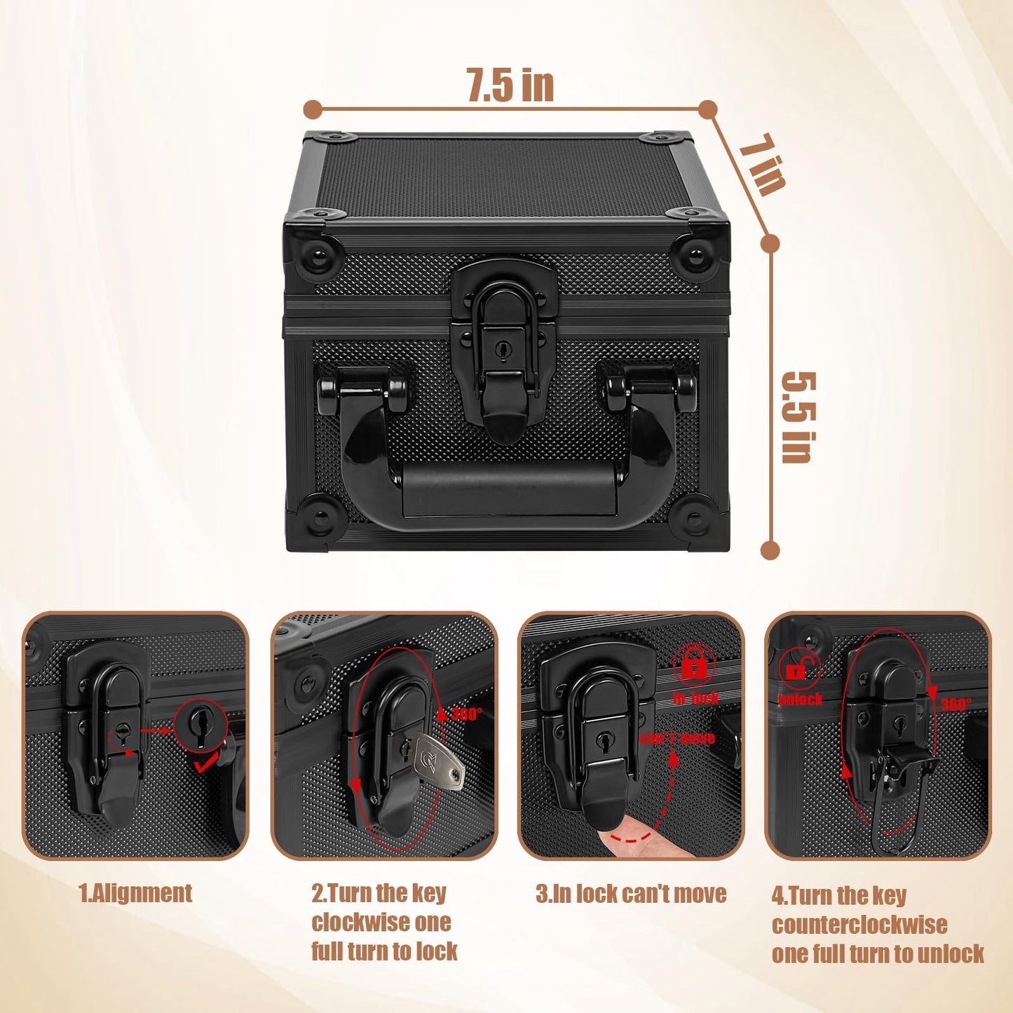 OUUTMEE Toploader Storage Box – 3x4 35pt Cards, 4 Compartments, 150+ Toploaders, Magnetic Card Holders
