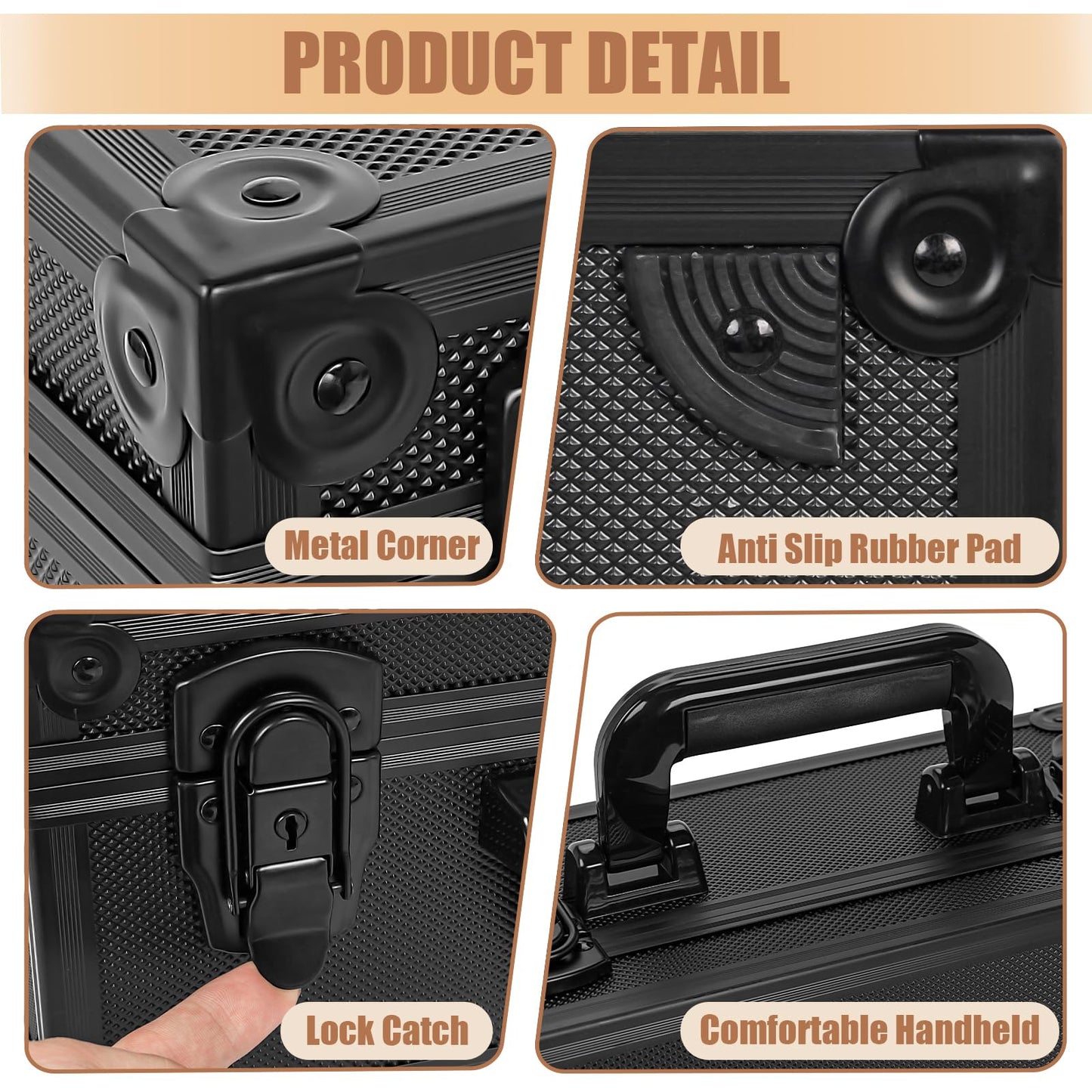 OUUTMEE Toploaders Storage Box for 3x4 35pt Cards – 7-Partition, Holds 600+ Toploaders
