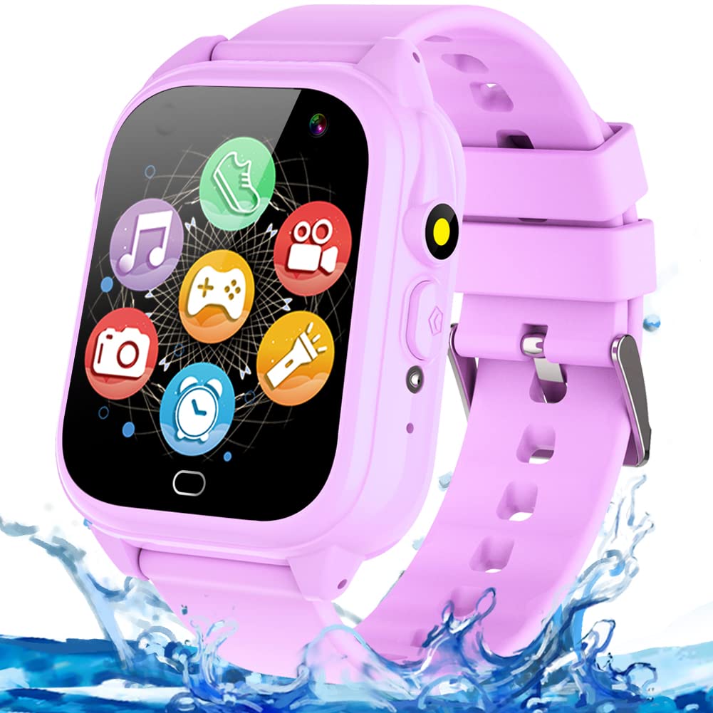 OVV Smart Watch for Kids 3-12 – 26 Games, 1.44'' HD Touchscreen, IP67 Waterproof, Camera & MP3