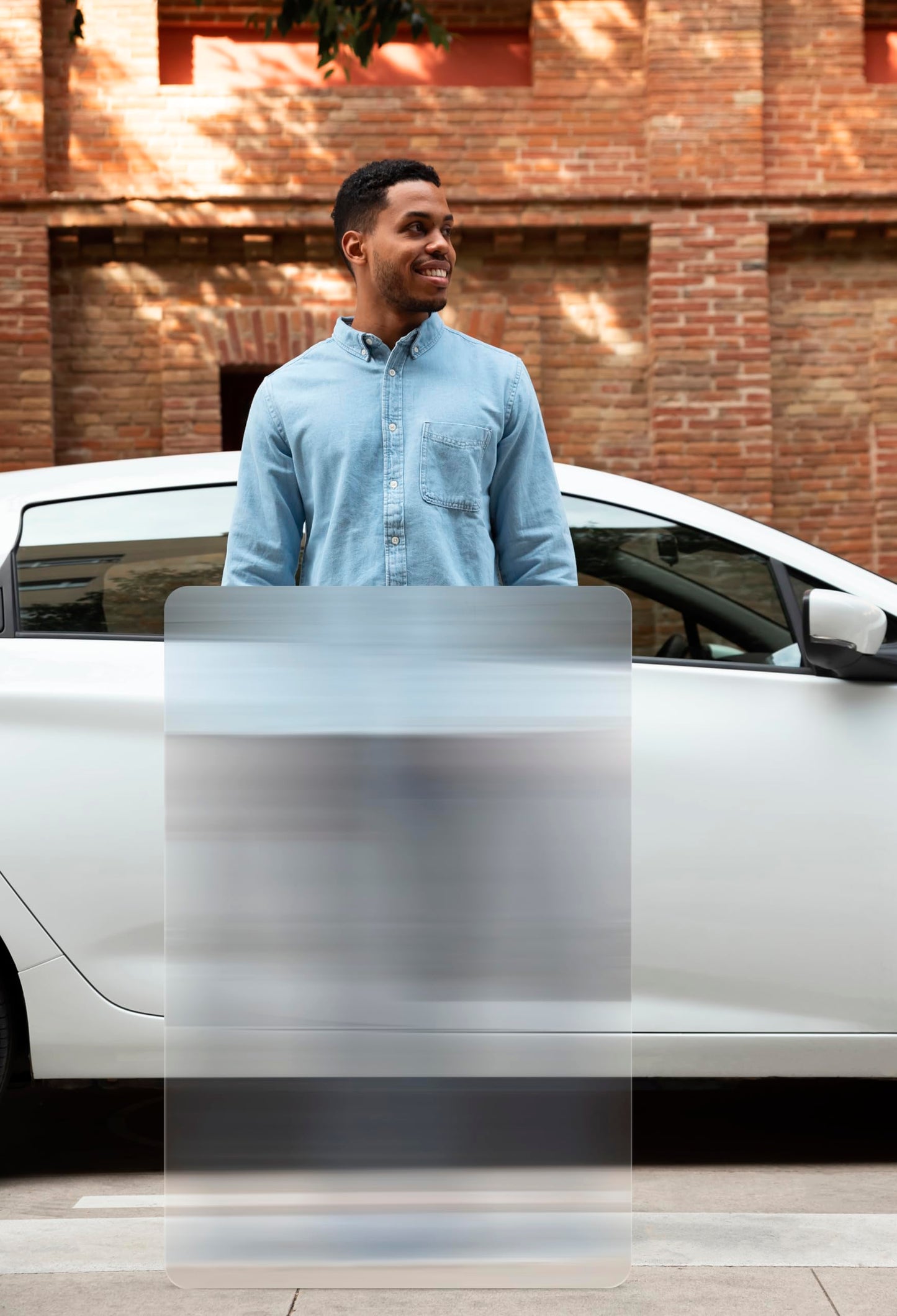 OWLHAUS Invisibility Shield 17x13 — Lenticular Lens, Transparent Handle, Easy Assembly
