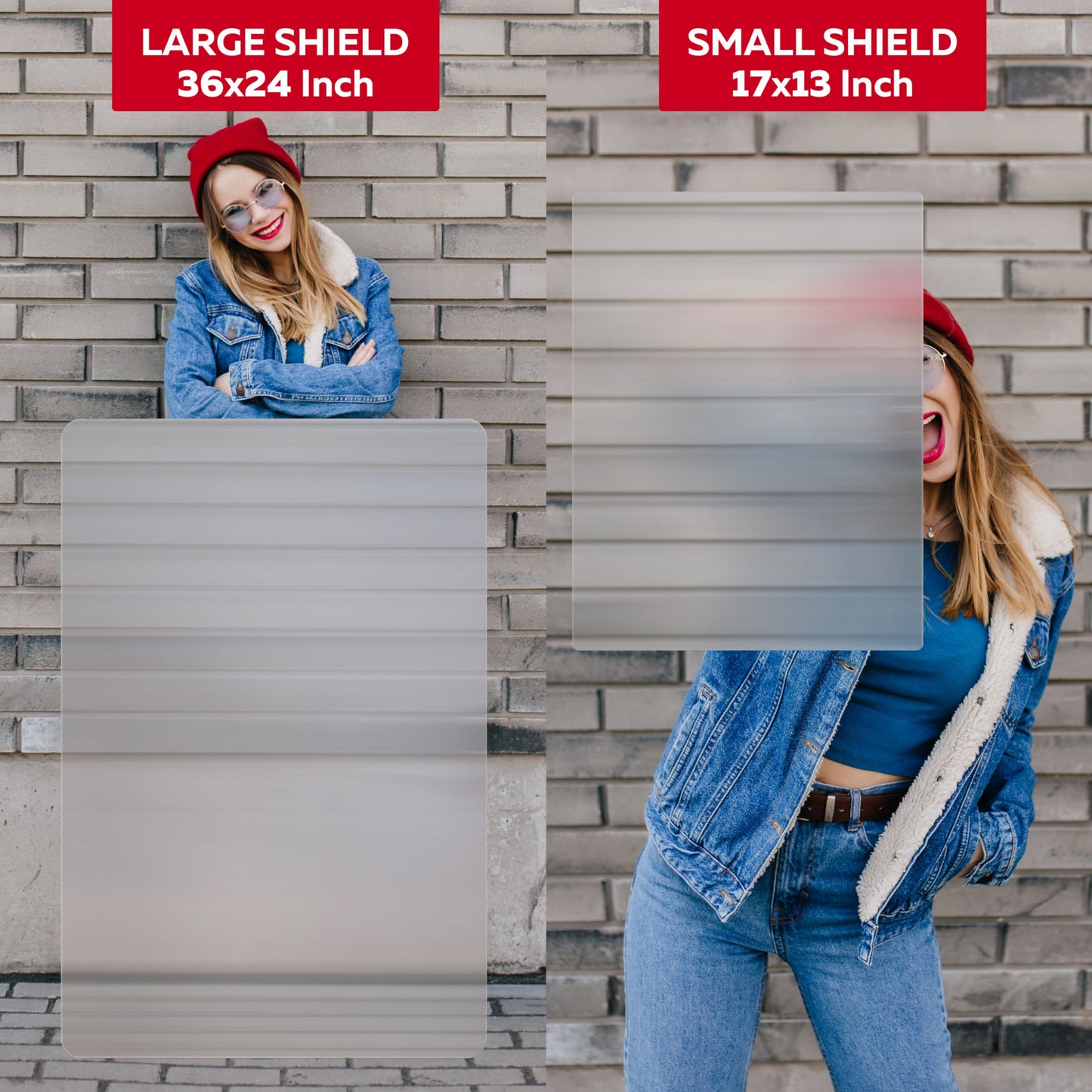 OWLHAUS Invisibility Shield 17x13 — Lenticular Lens, Transparent Handle, Easy Assembly