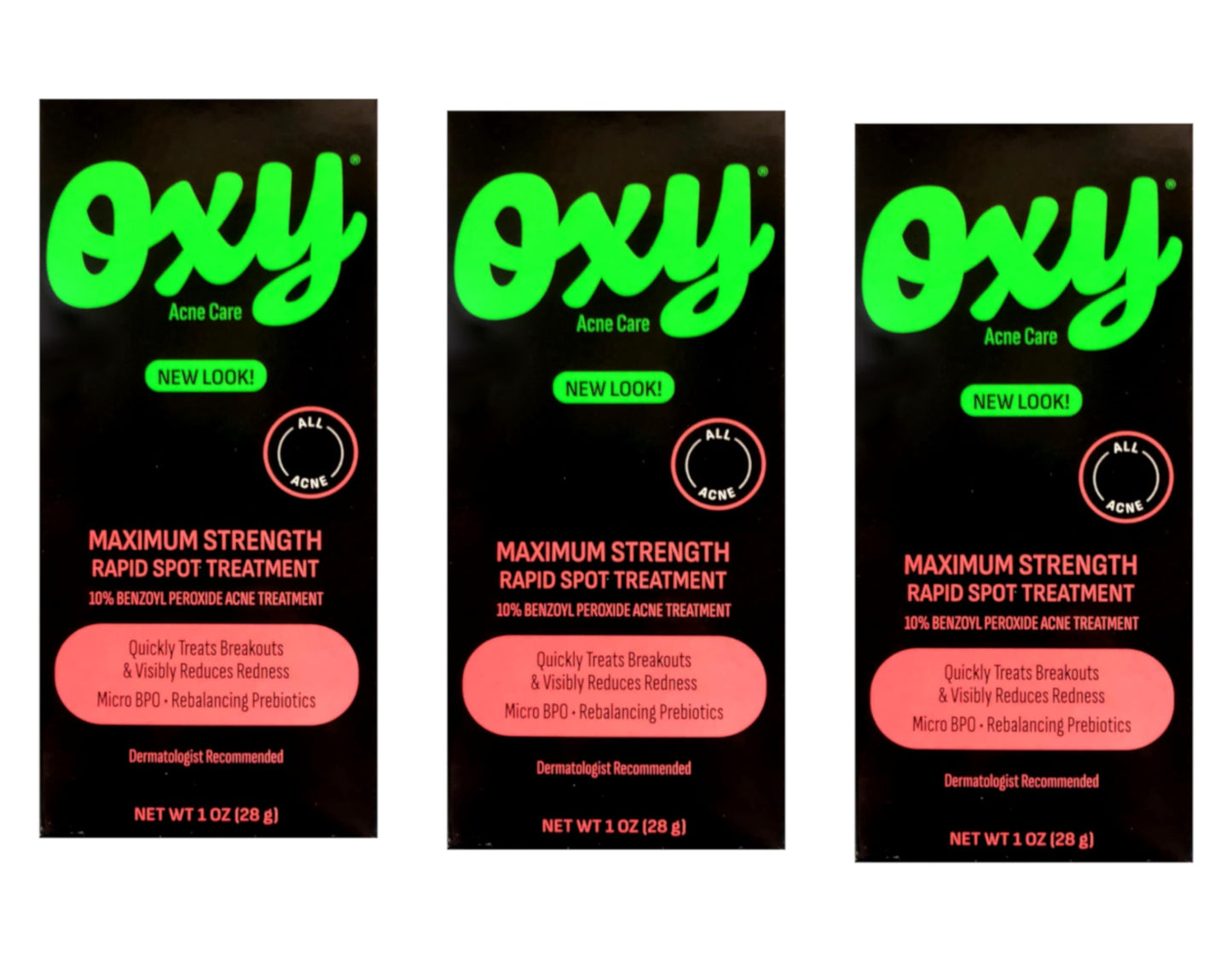 OXY Maximum Action Spot Treatment 0.82 oz – Pack of 3 | Acne Medication